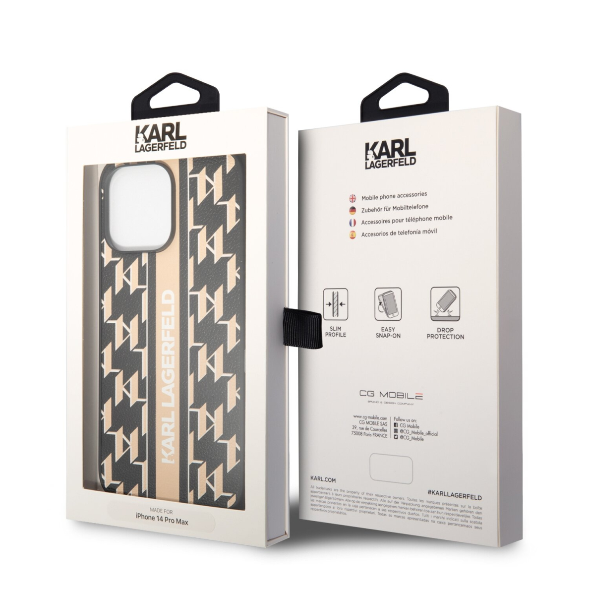 iPhone 14 PRO MAX ruda KARL LAGERFELD nugarėlė KLHCP14XPGKLSKW 7