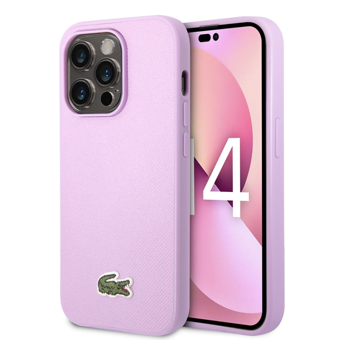iPhone 14 PRO MAX violetinė LACOSTE nugarėlė LCHCP14XPVCA