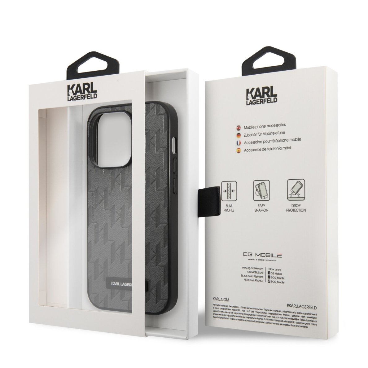 iPhone 14 PRO pilka KARL LAGERFELD nugarėlė KLHCP14LSAKLHPG 7 iPhone 14 PRO pilka KARL LAGERFELD nugarėlė KLHCP14LSAKLHPG 7