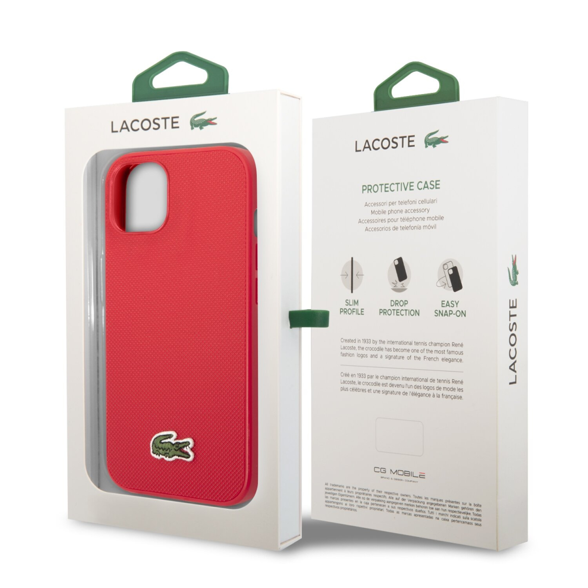 iPhone 14 / 13 raudona LACOSTE nugarėlė LCHCP14SPVCR 7 iPhone 14 / 13 raudona LACOSTE nugarėlė LCHCP14SPVCR 7