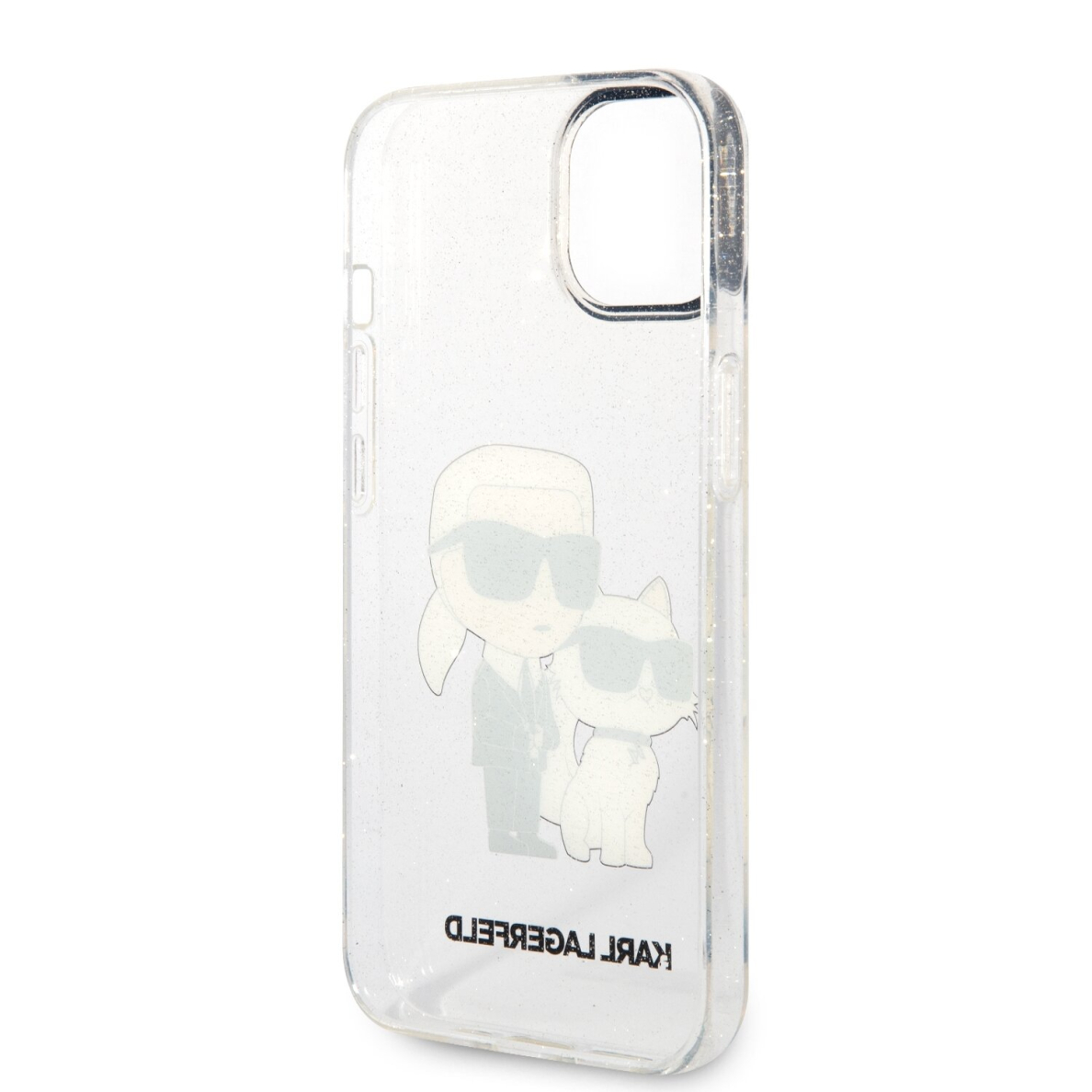 iPhone 14/13 transparent NFT IML Glitter KARL LAGERFELD nugarėlė 6