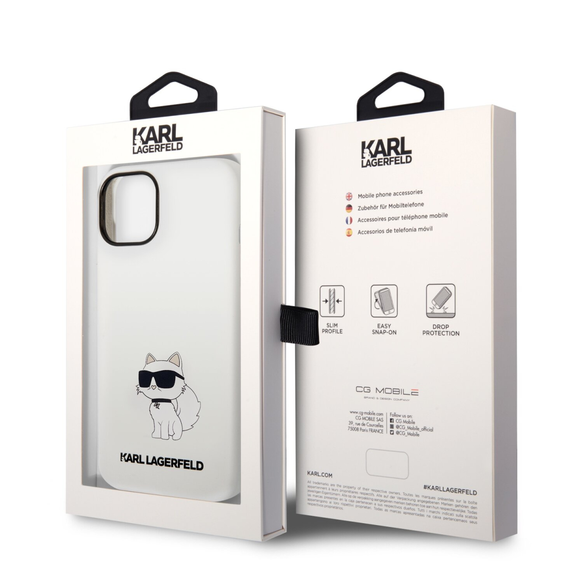iPhone 14/13 white NFT Liquid Silicone KARL LAGERFELD nugarėlė 7
