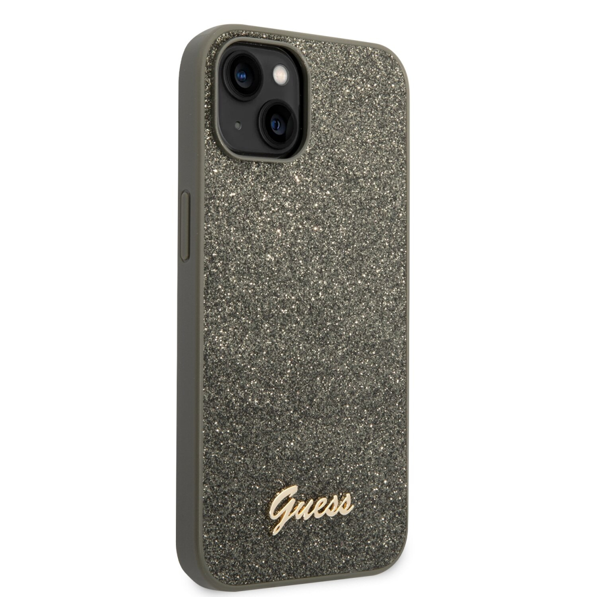 iPhone 14/13 žalia glitter GUESS nugarėlė GUHCP14SHGGSHN 4