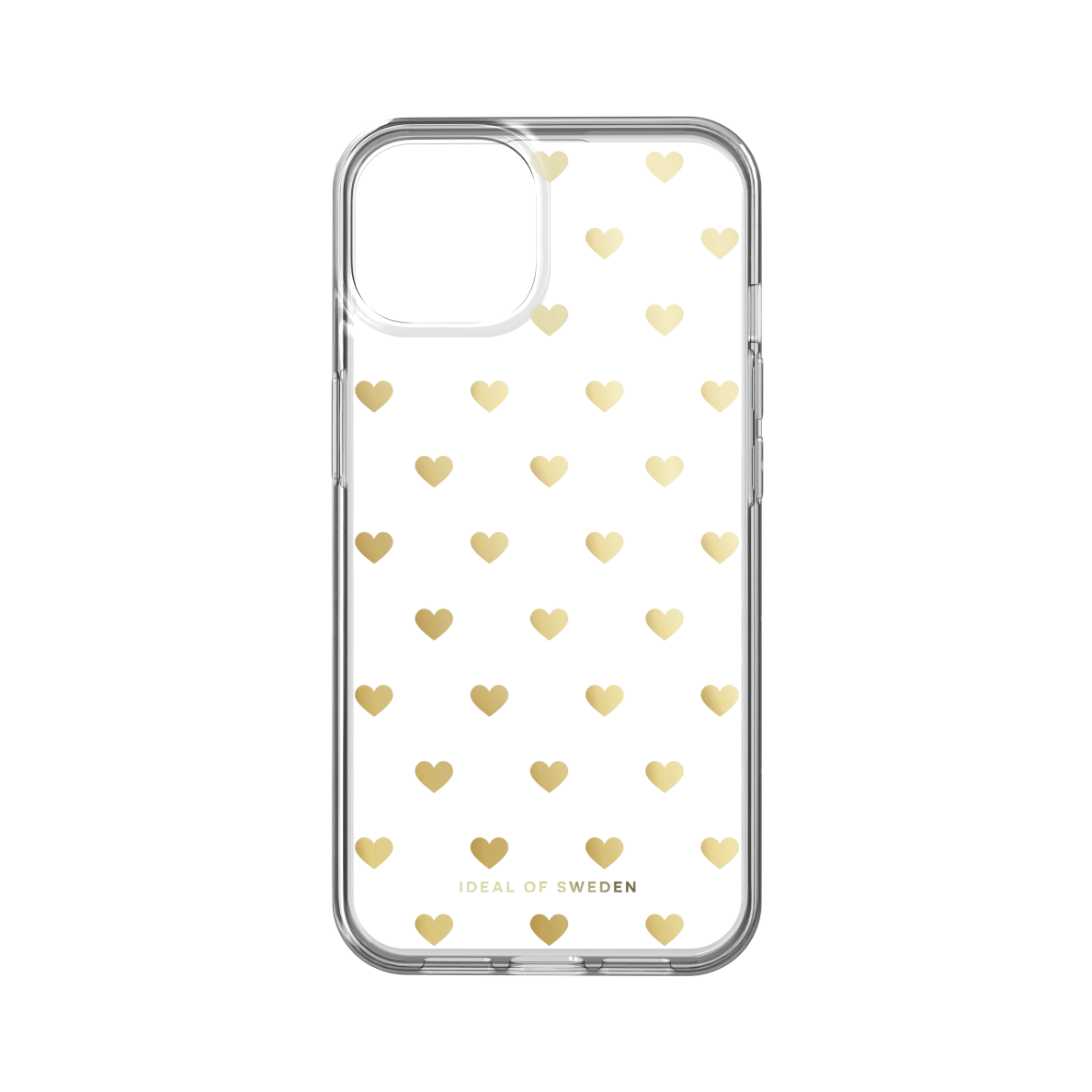 iPhone 14/13 iDeal Of Sweden Clear MagSafe nugarėlė Golden Hearts