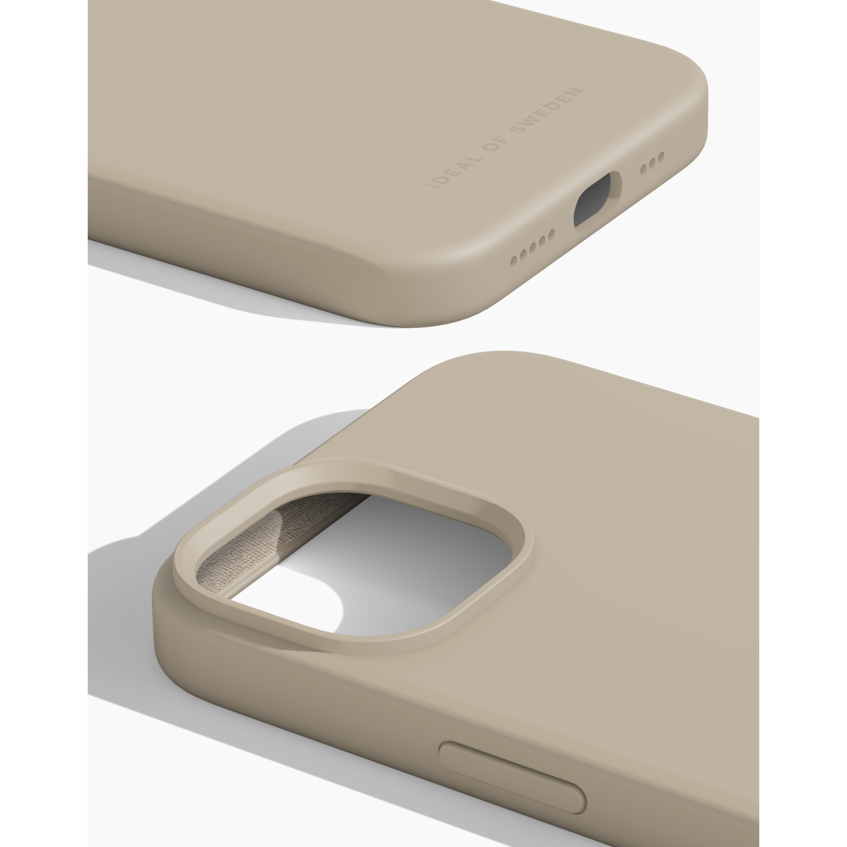 iPhone 13 / 14 / 15 iDeal Of Sweden nugarėlė MagSafe Silicone Beige 2