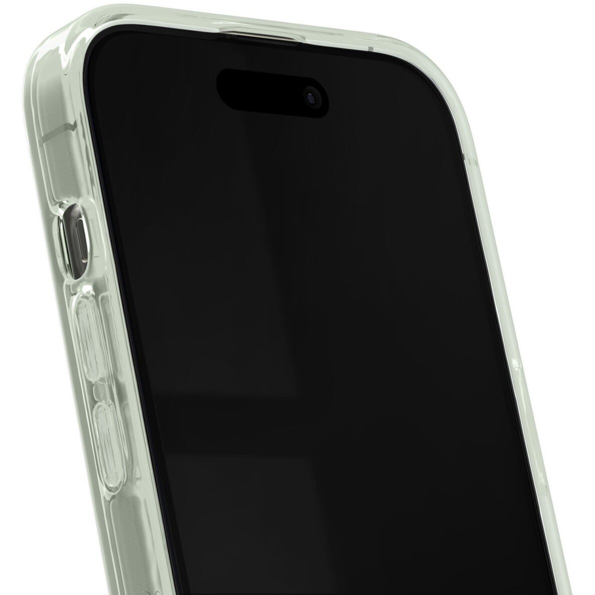 iPhone 15 / 14 / 13 iDeal Of Sweden Clear Sage Green MagSafe nugarėlė 1