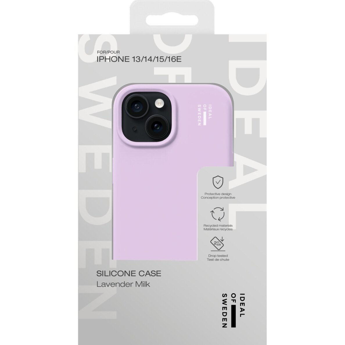 iPhone 15 / 14 / 13 iDeal Of Sweden Silicone MagSafe Lavender Milk nugarėlė 2