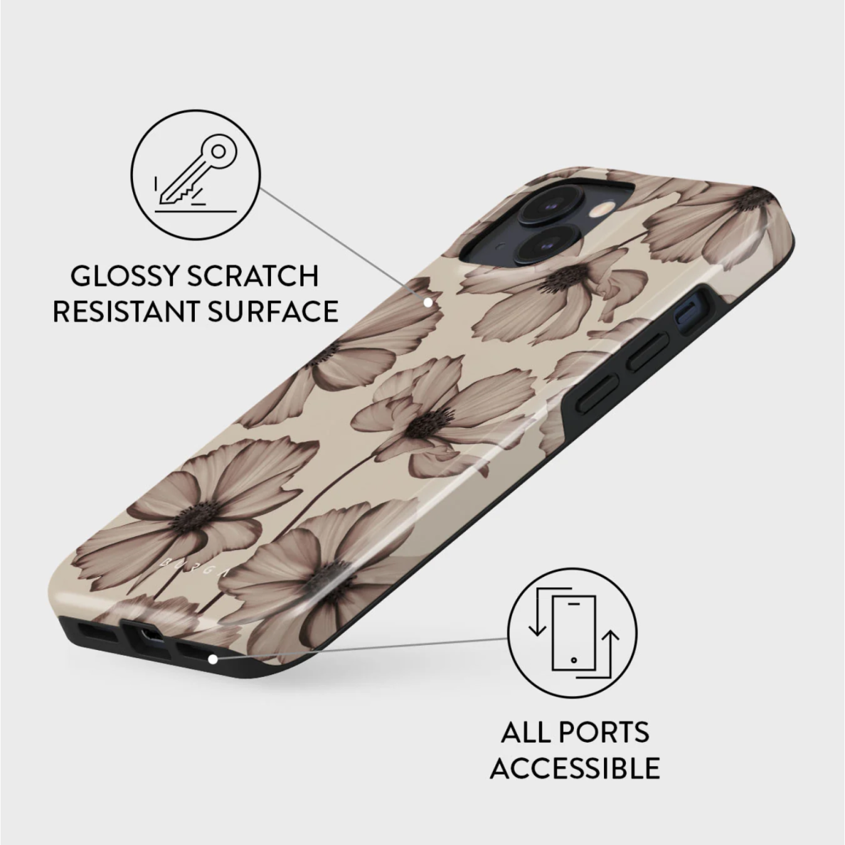 iPhone 15 / 14 / 13 Magsafe Barely Yours Tough BURGA nugarėlė 2