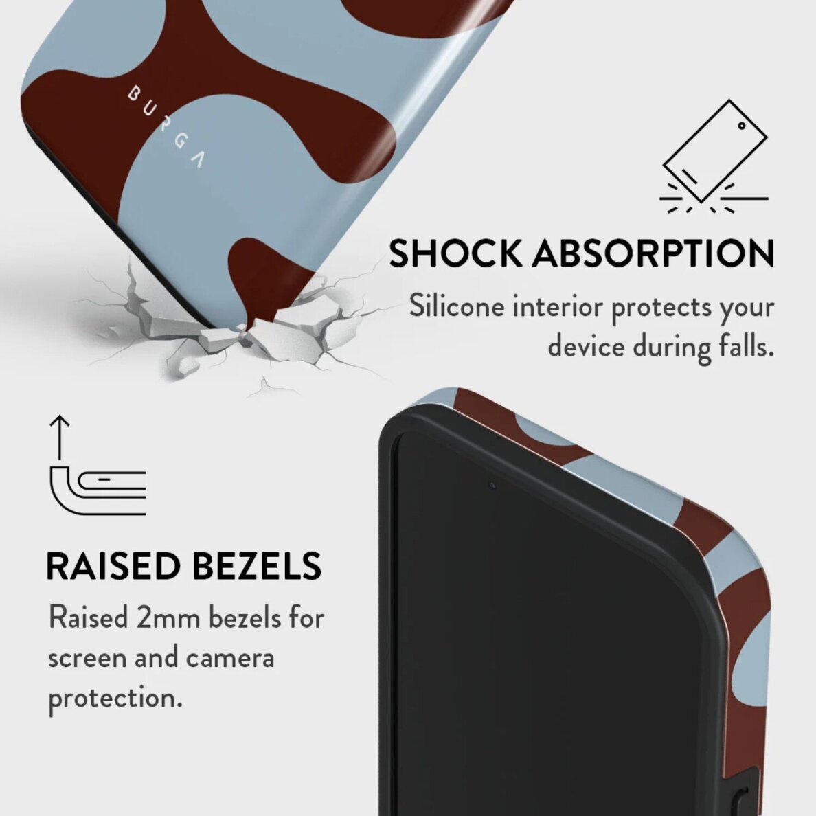 iPhone 15 / 14 / 13 MagSafe Core Tough BURGA nugarėlė 3