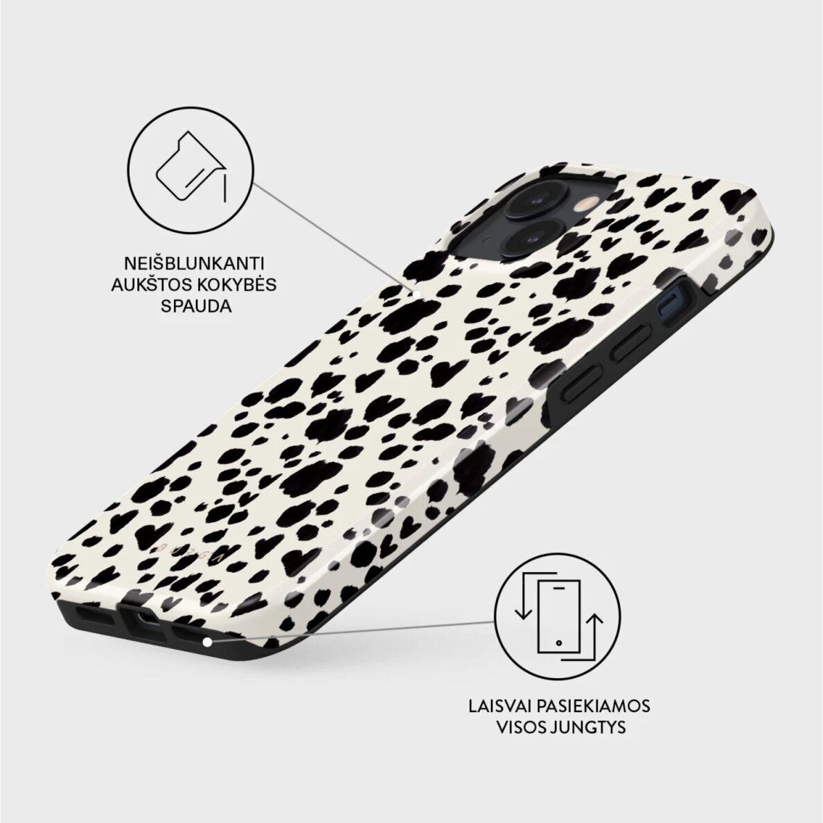 iPhone 15 / 14 / 13 MagSafe Pet Me Tough BURGA nugarėlė 2