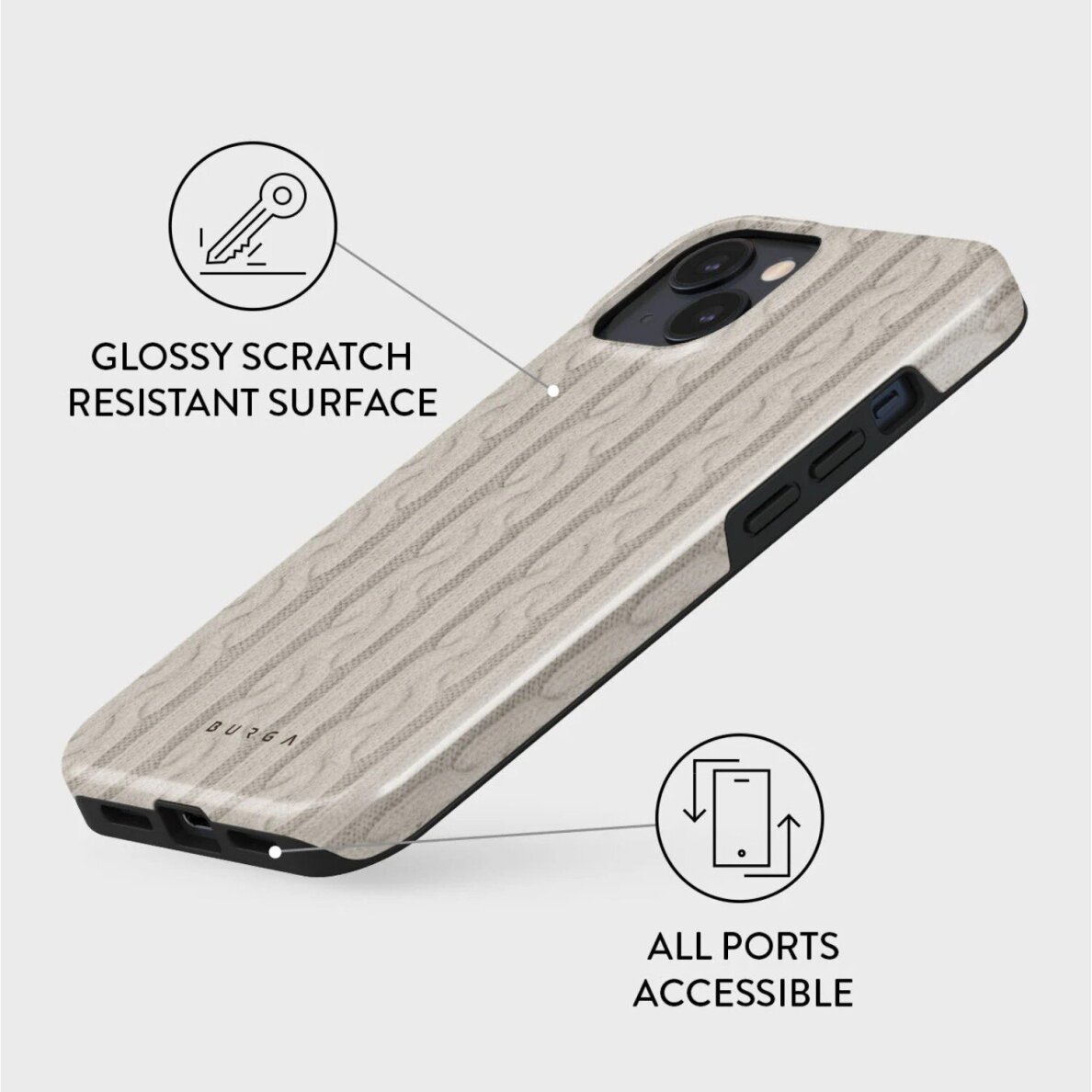 iPhone 15 / 14 / 13 MagSafe Polar Tough BURGA nugarėlė 2