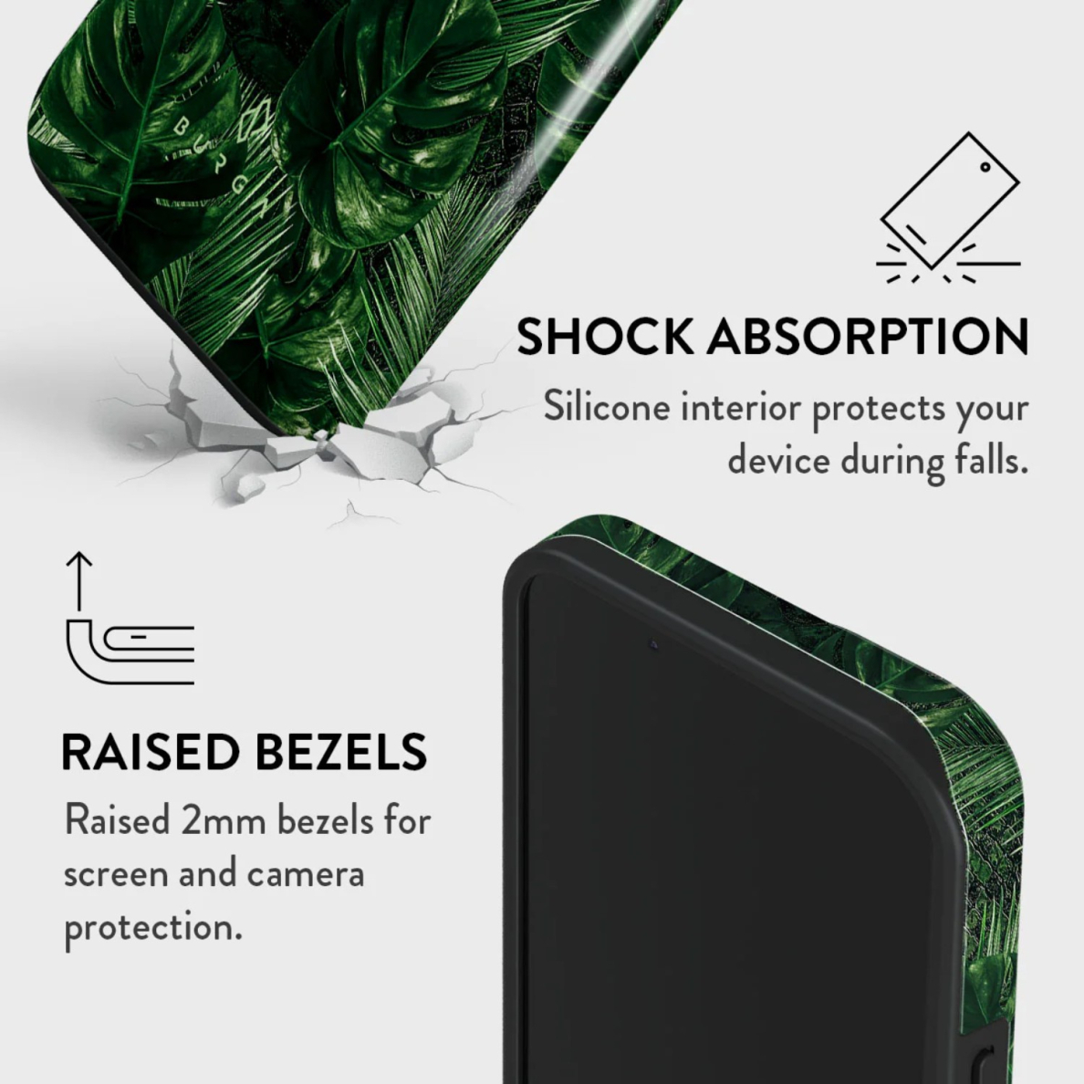 iPhone 15 / 14 / 13 Magsafe Tropical Garden Tough BURGA nugarėlė 3