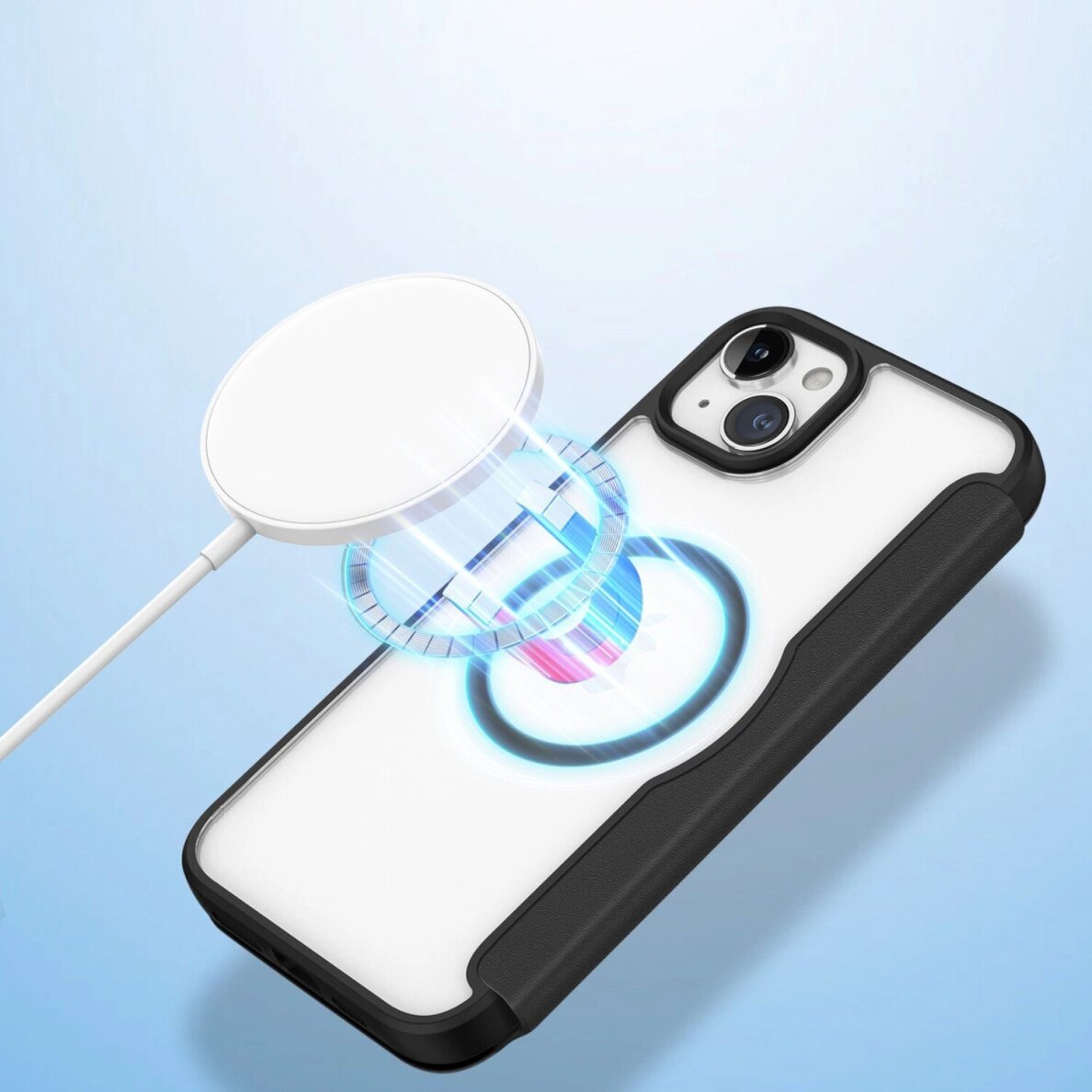 iPhone 15 black DUX DUCIS Mag Skin X PRO dėklas 9