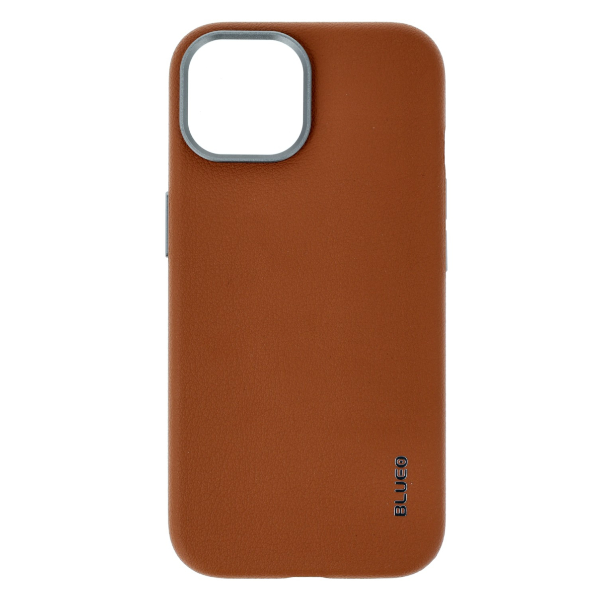 iPhone 15 brown Leather Magnetic Mr. Monkey nugarėlė