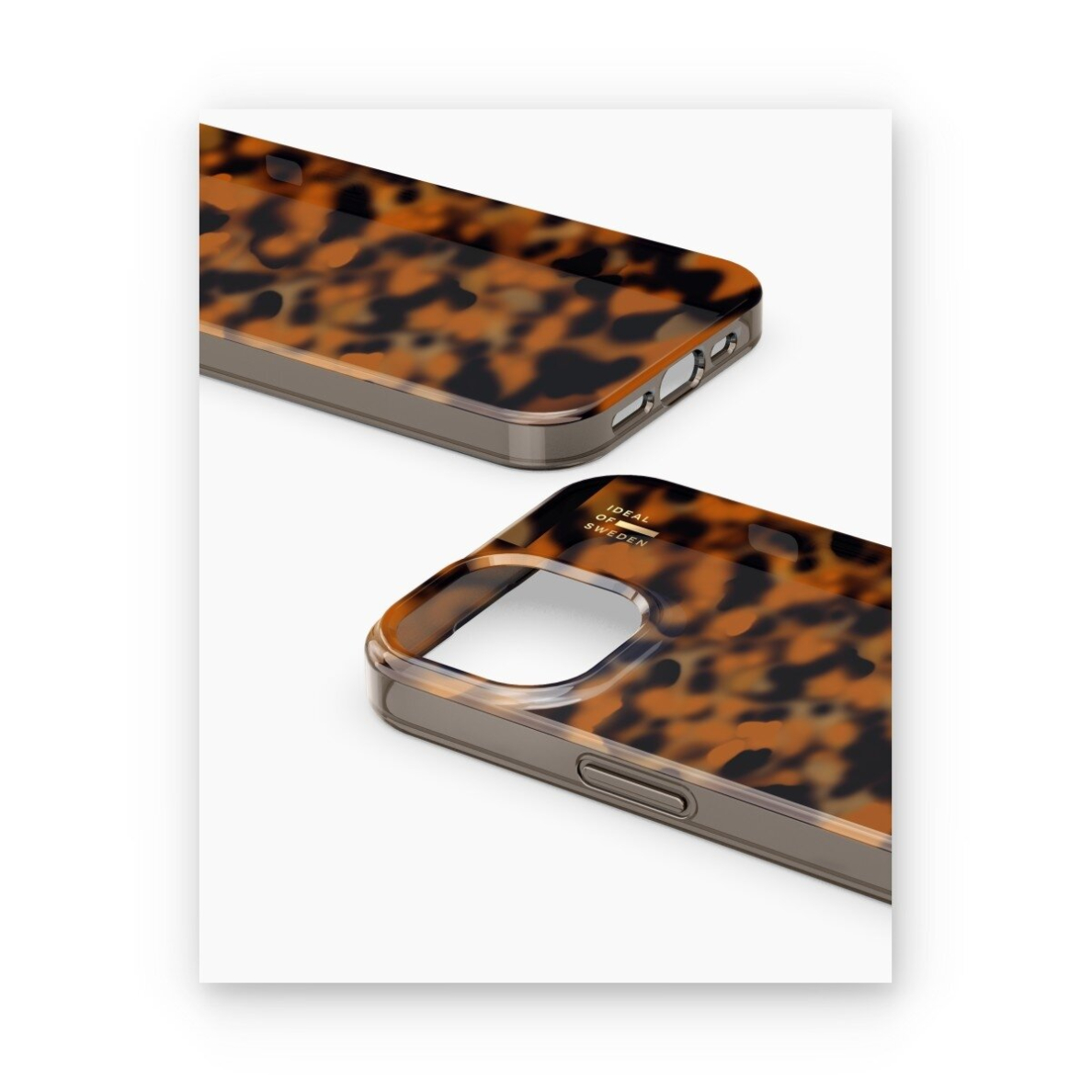 iPhone 15 / 14 / 13 iDeal Of Sweden Clear nugarėlė MagSafe Tortoise 1