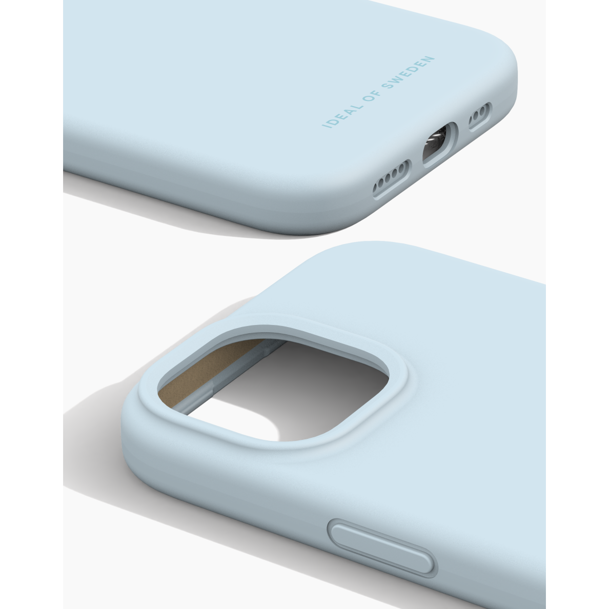 iPhone 15 iDeal Of Sweden nugarėlė MagSafe Silicone Light Blue 1