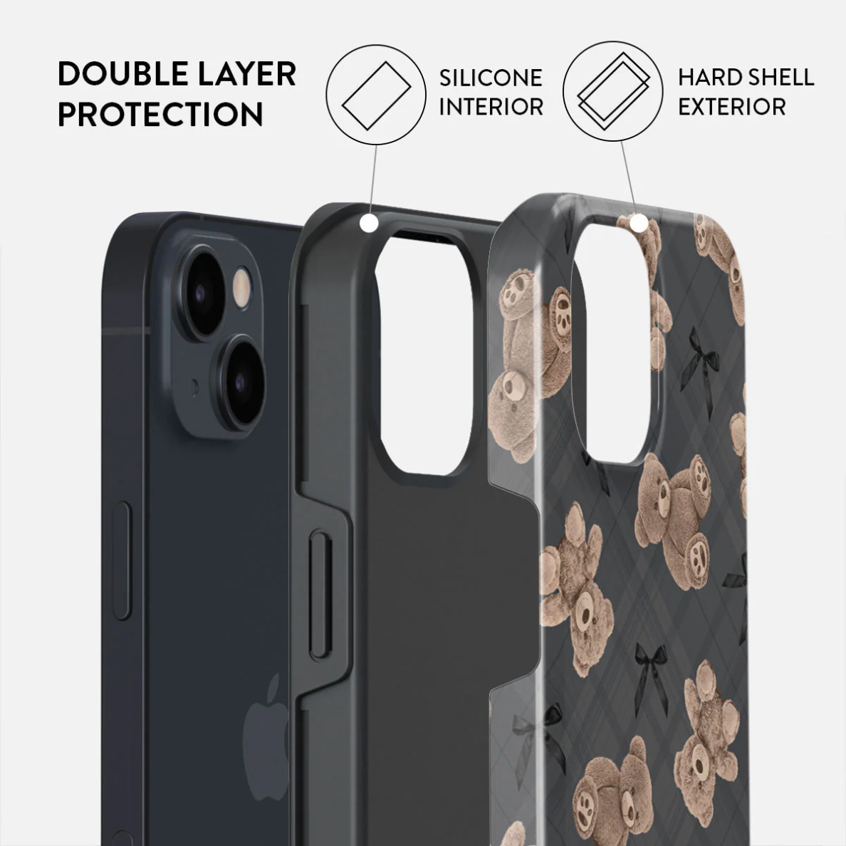 iPhone 15 / 14 / 13 Magsafe BFF Tough BURGA nugarėlė 1