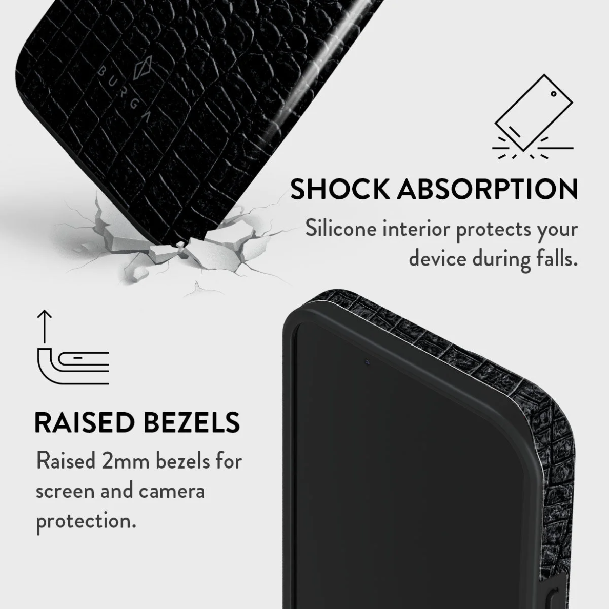 iPhone 15 / 14 / 13 Magsafe Reaper's Touch Tough BURGA nugarėlė 3