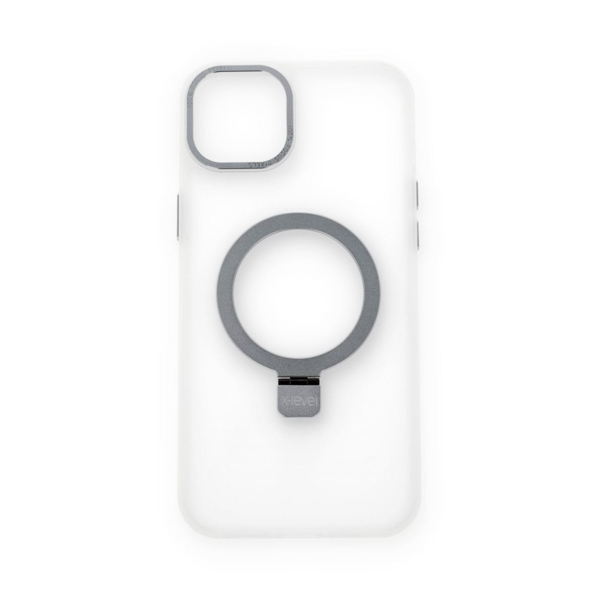 iPhone 15 PLUS clear Magsafe X-LEVEL PITHY STONE nugarėlė