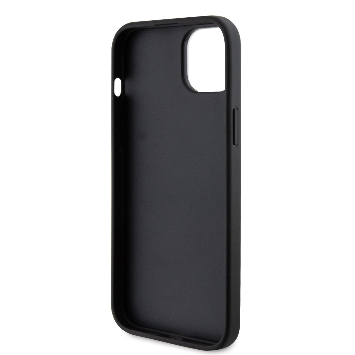 iPhone 15 PLUS grey Metal Gold Logo GUESS nugarėlė 2