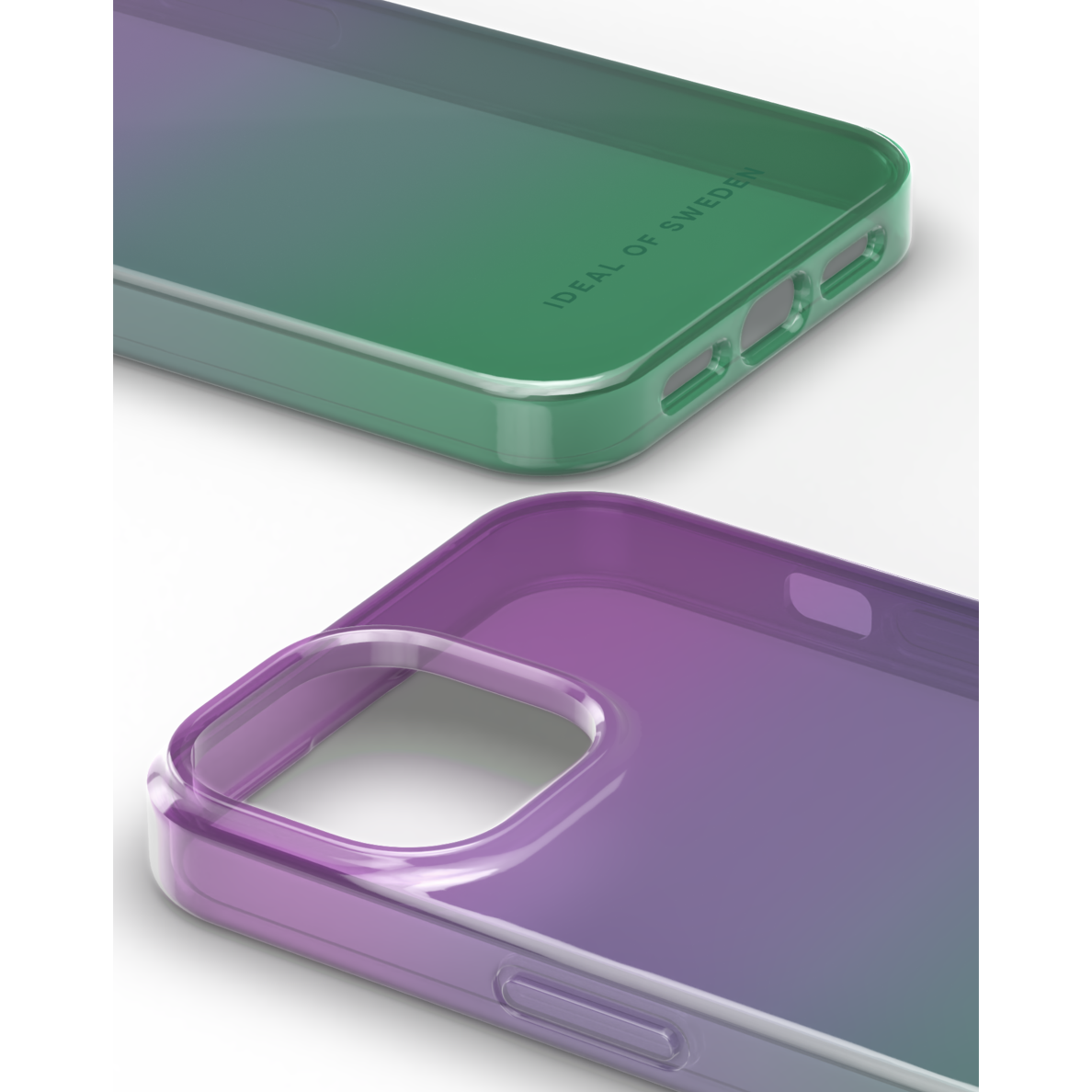 iPhone 15 PLUS iDeal Of Sweden Clear nugarėlė Fluorite Ombre 3