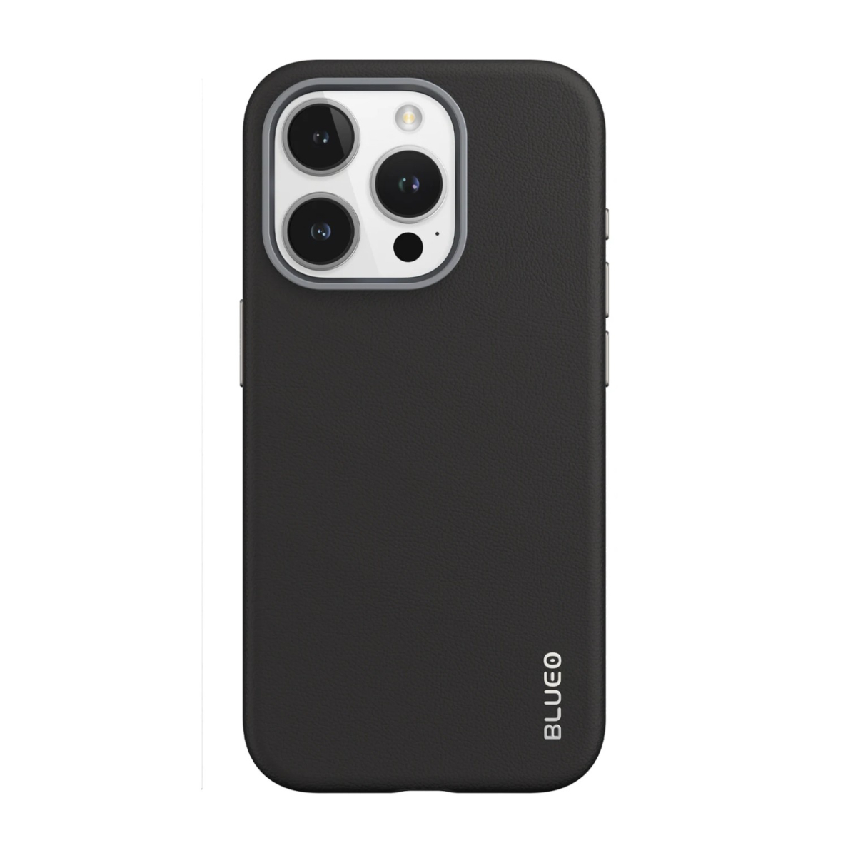 iPhone 15 PRO black Leather Magnetic Mr. Monkey nugarėlė