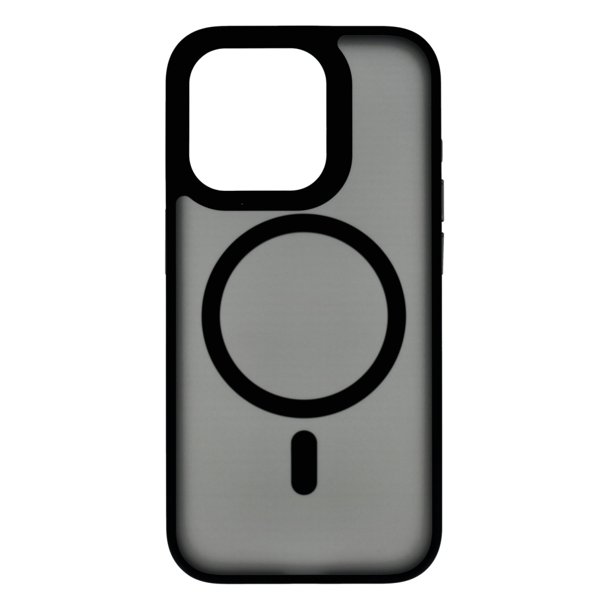 iPhone 15 PRO black Magsafe FROSTED ANTI-DROP nugarėlė 1