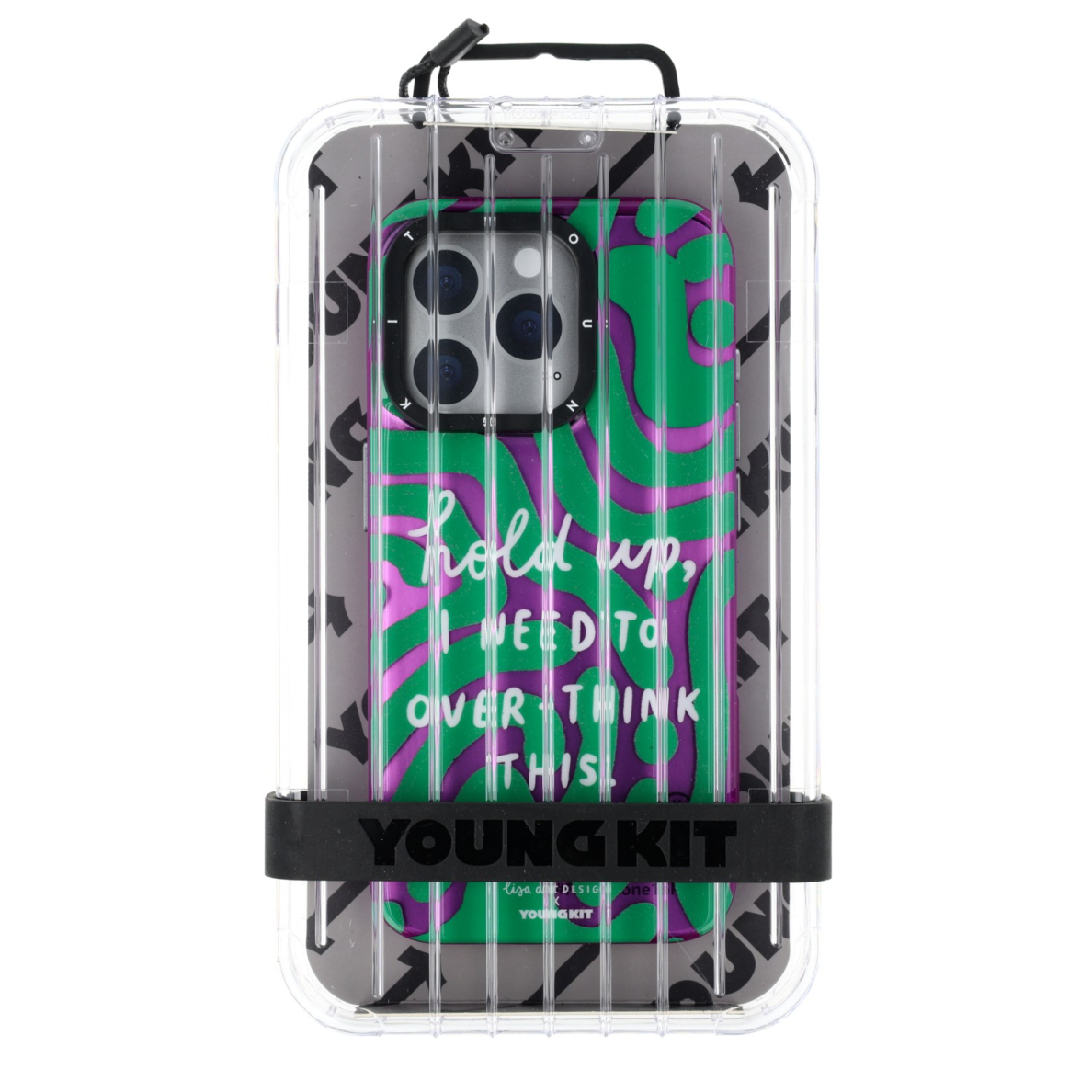 iPhone 15 PRO colorful YOUNGKIT Lisa Dot Design Hold Up nugarėlė 1