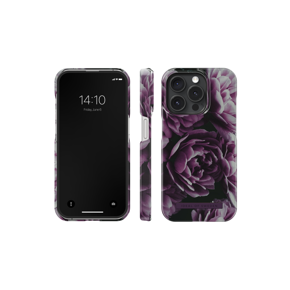 iPhone 15 PRO iDeal Of Sweden nugarėlė Deep Purple Bloom 1