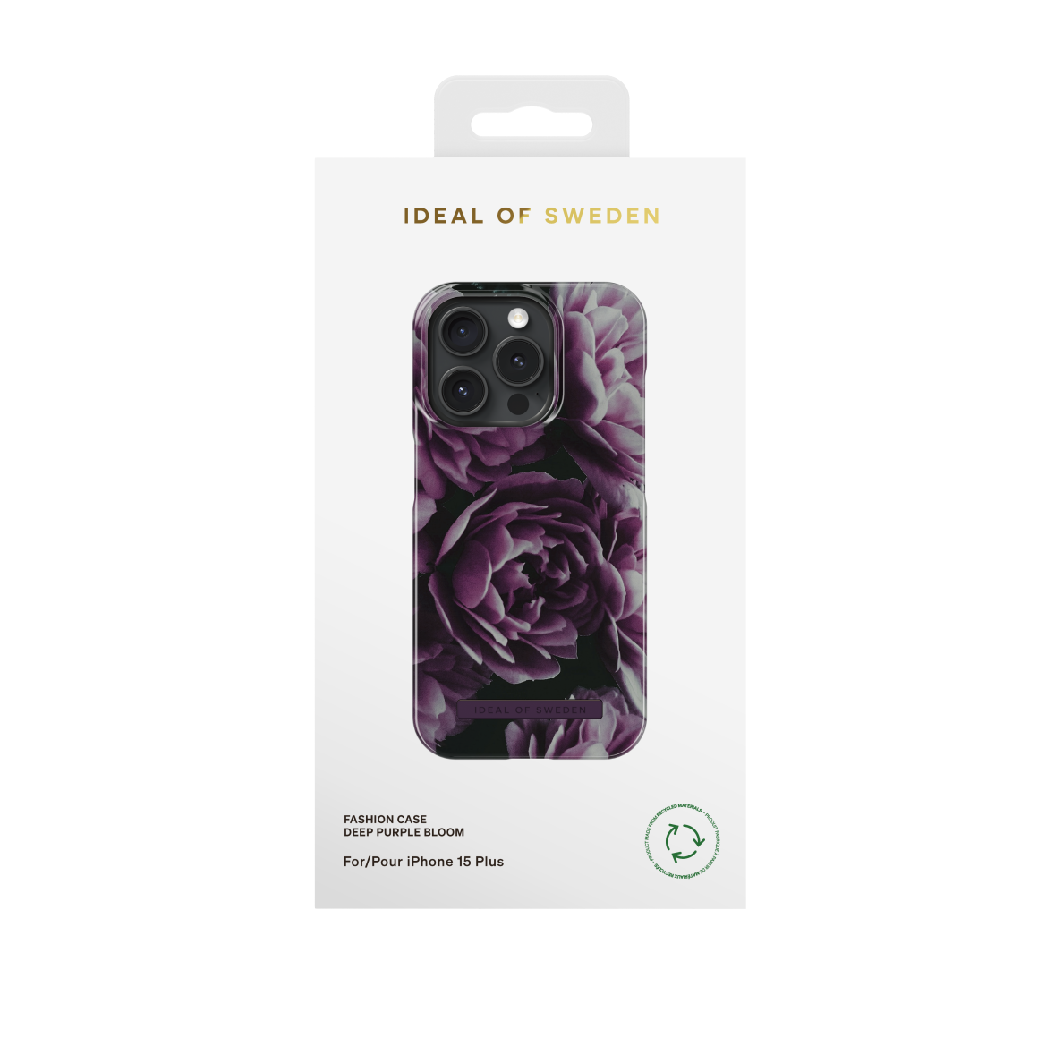iPhone 15 PRO iDeal Of Sweden nugarėlė Deep Purple Bloom 2