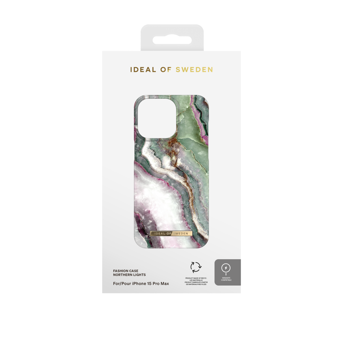 iPhone 15 PRO iDeal Of Sweden nugarėlė MagSafe Northern Lights 2