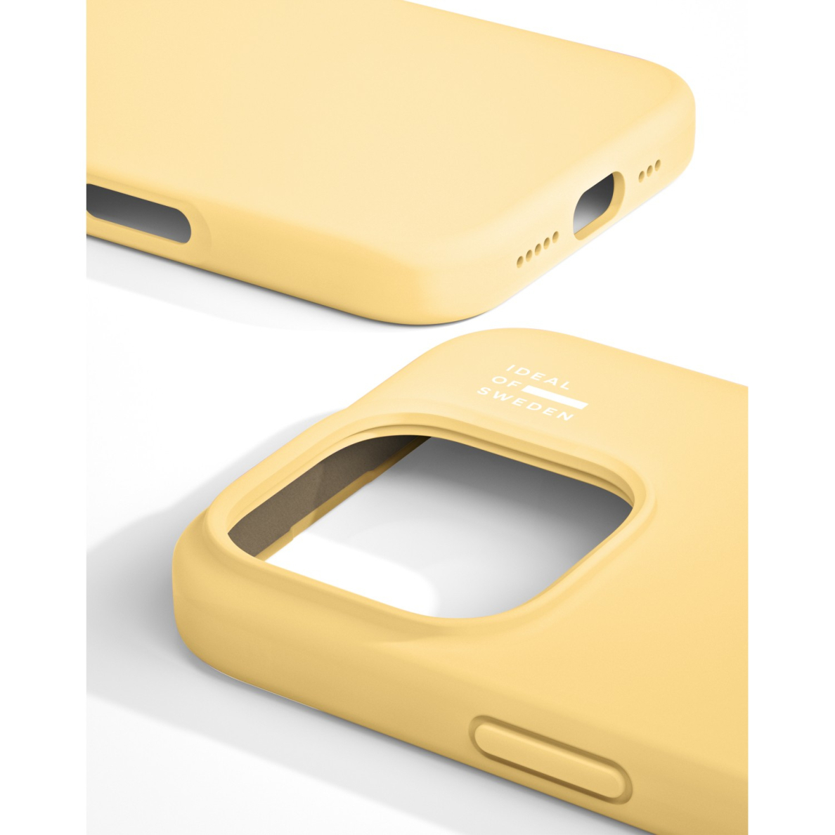 iPhone 15 PRO iDeal Of Sweden nugarėlė MagSafe Silicone Soft Lemon 1
