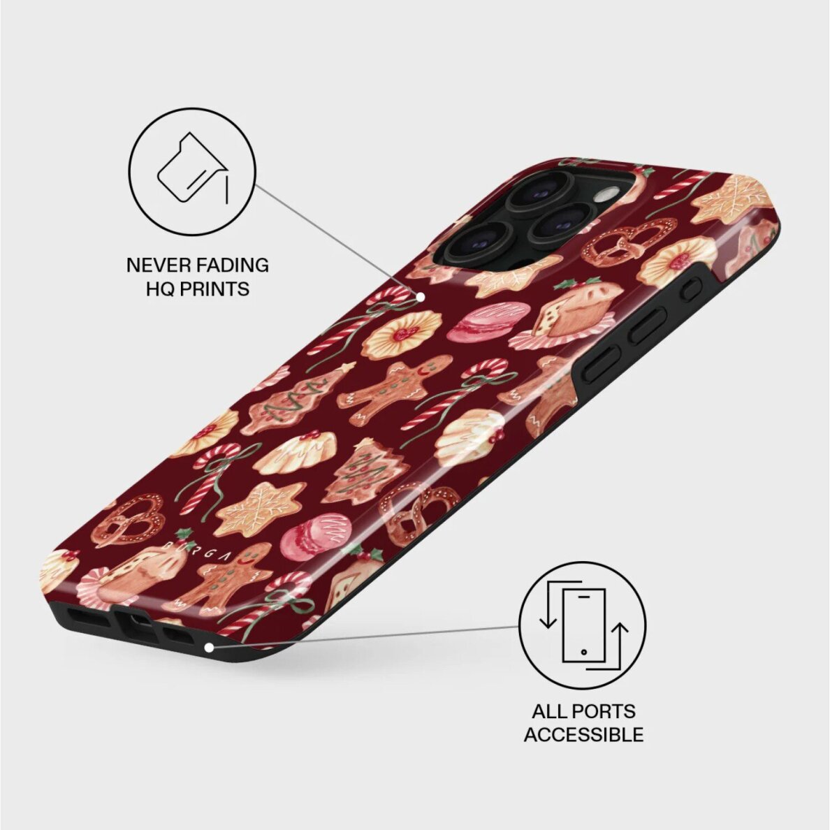 iPhone 15 PRO MagSafe Cookie Jar Tough BURGA nugarėlė 2