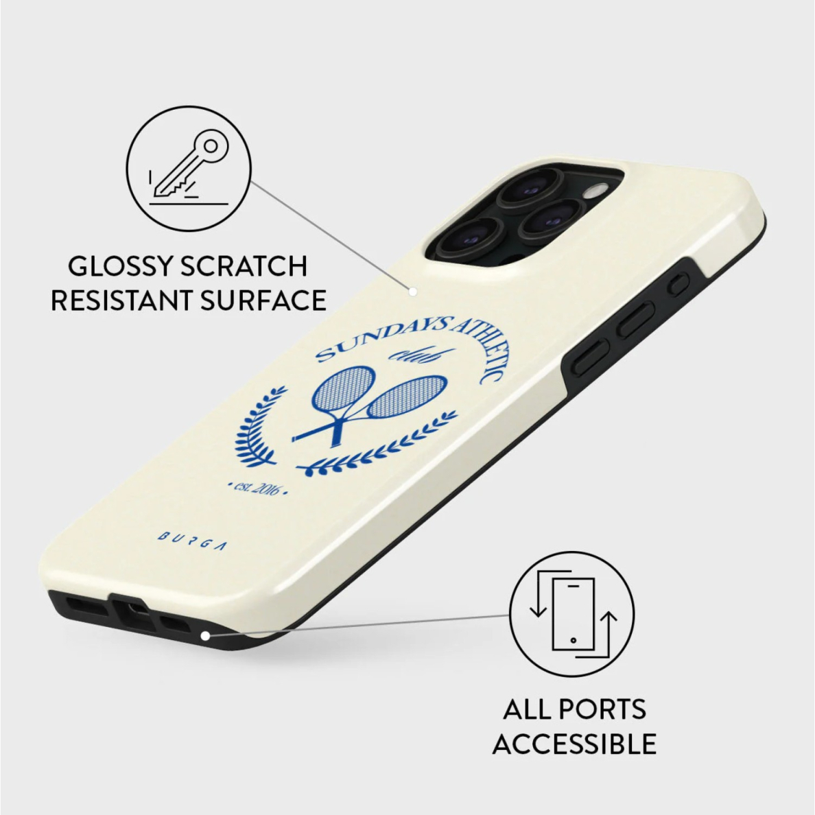 iPhone 15 PRO Magsafe Leisure Club Tough BURGA nugarėlė 2