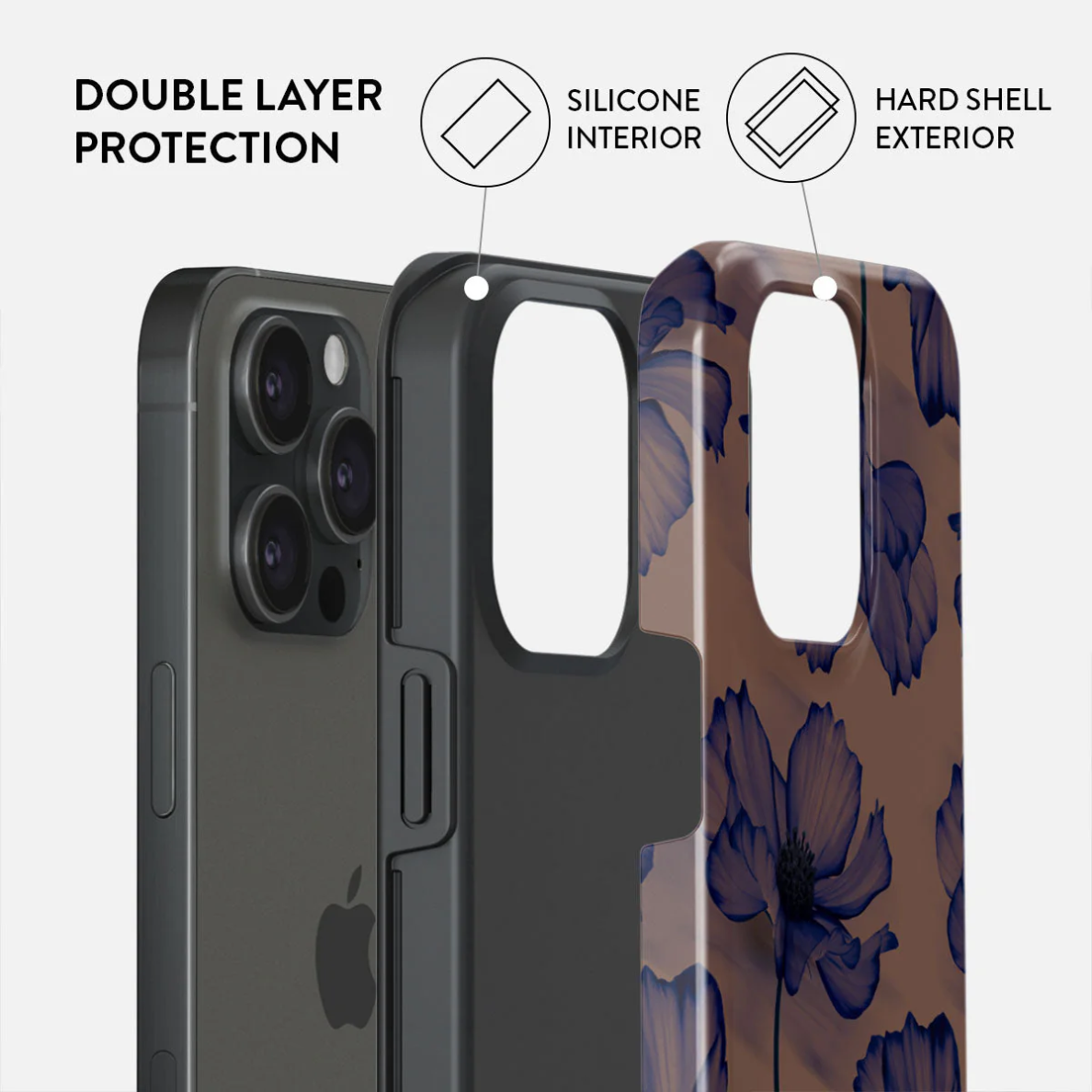 iPhone 15 PRO Magsafe Velvet Night Tough BURGA nugarėlė 1