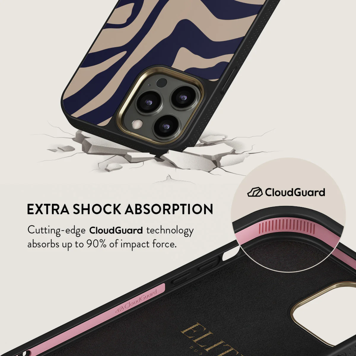 iPhone 15 PRO MAX Elite Gold Magsafe Vigilant BURGA nugarėlė 2