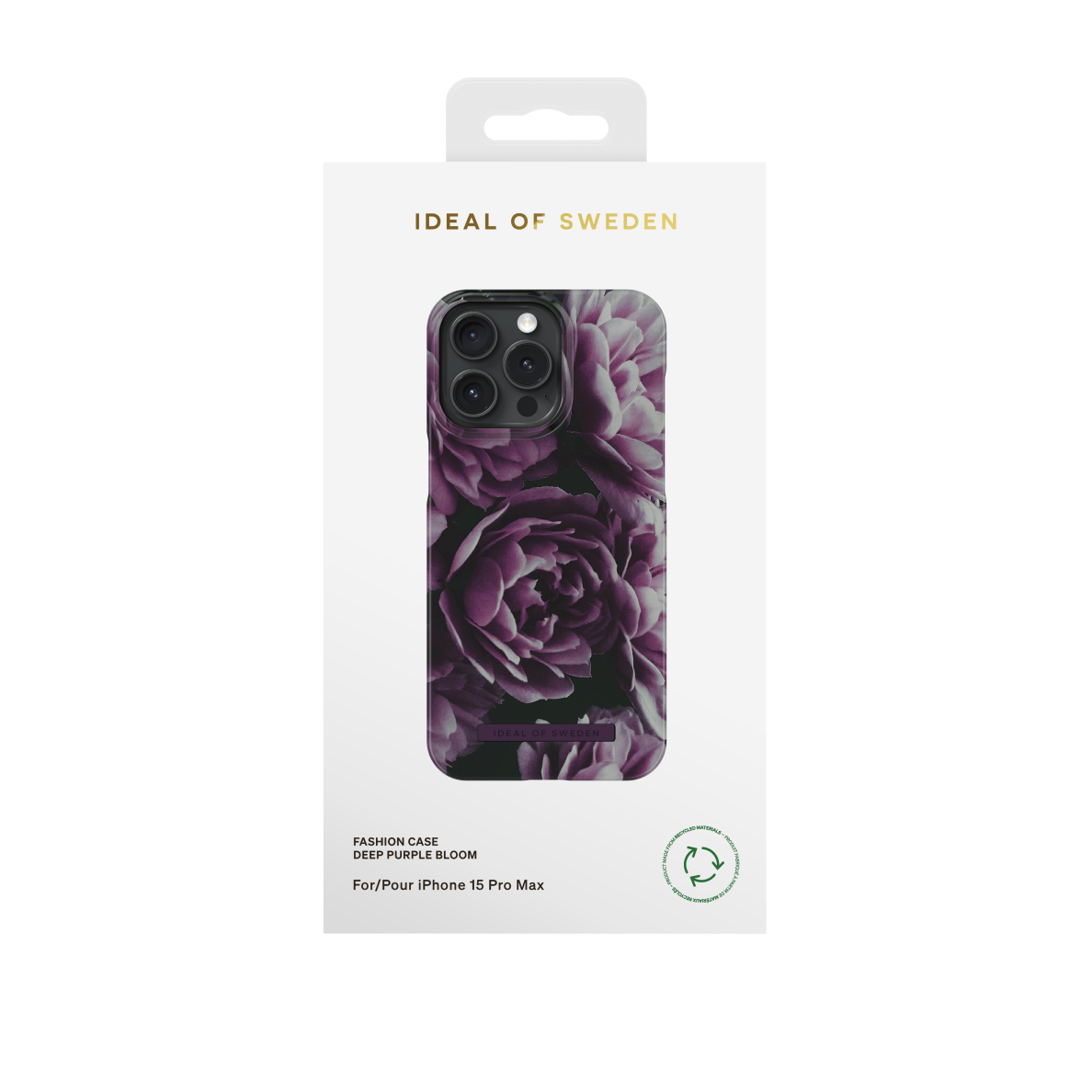 iPhone 15 PRO MAX iDeal Of Sweden nugarėlė Deep Purple Bloom 2