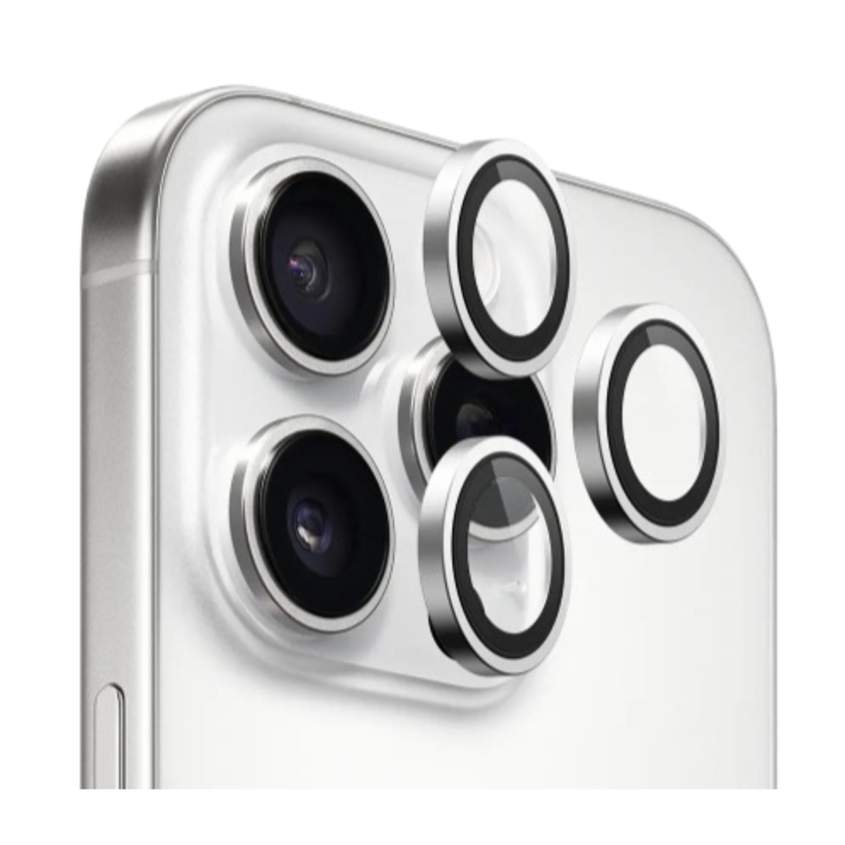 iPhone 16 / 16 PLUS apsauginis silver Mr.Monkey galinės kameros stiklas