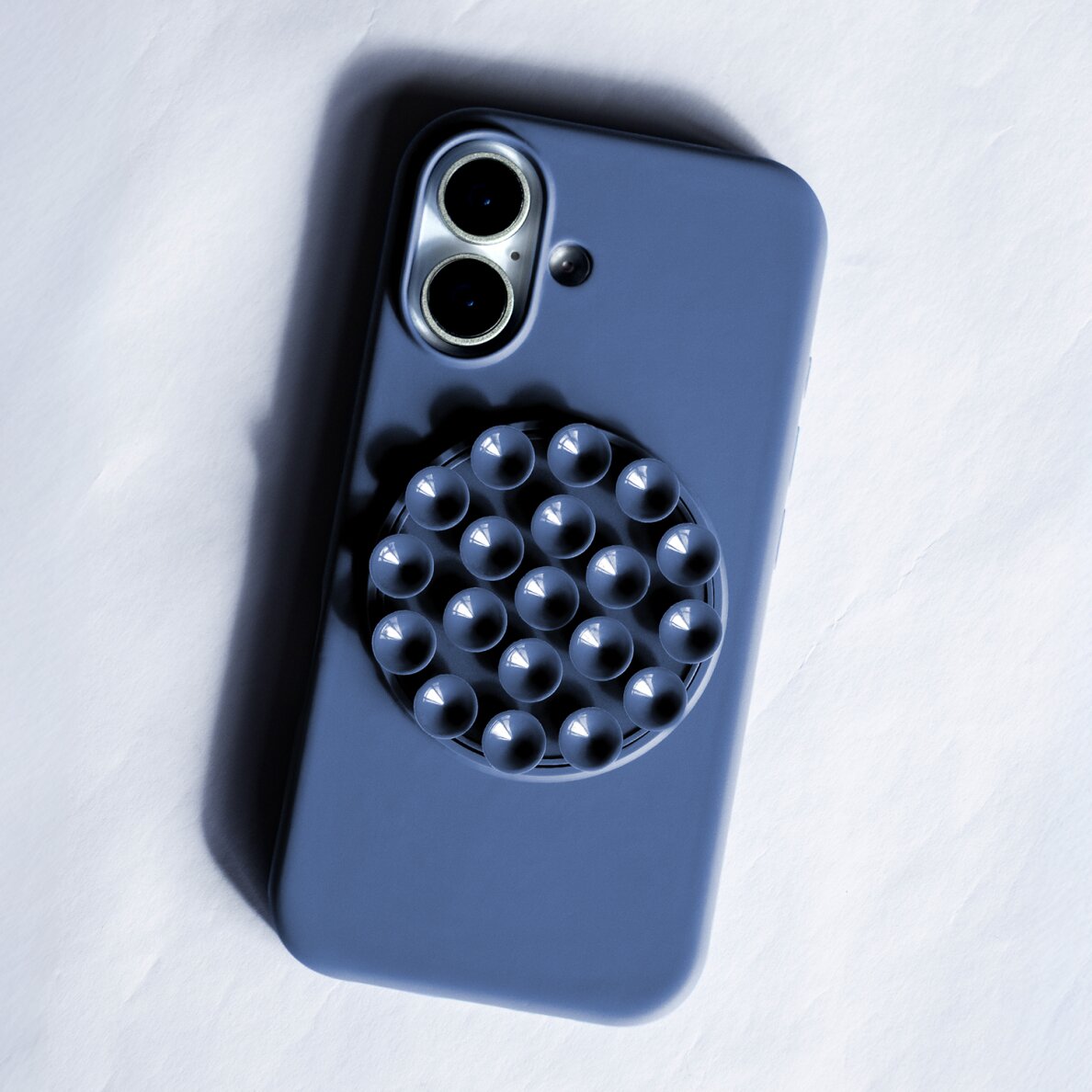 iPhone 16 blue Silicone STICK nugarėlė 2