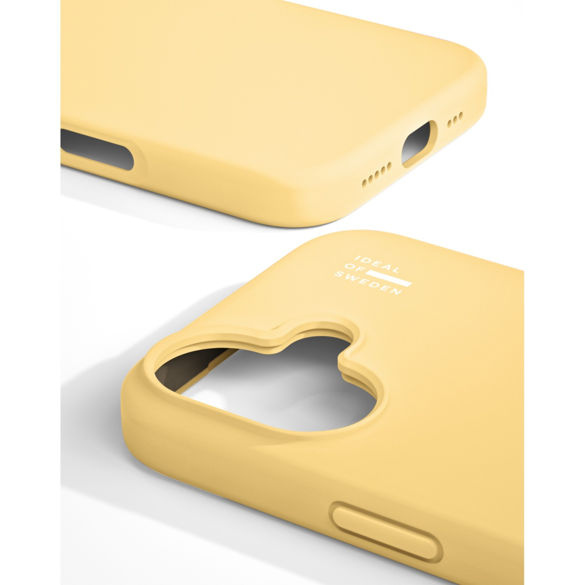 iPhone 16 iDeal Of Sweden nugarėlė MagSafe Silicone Soft Lemon 2