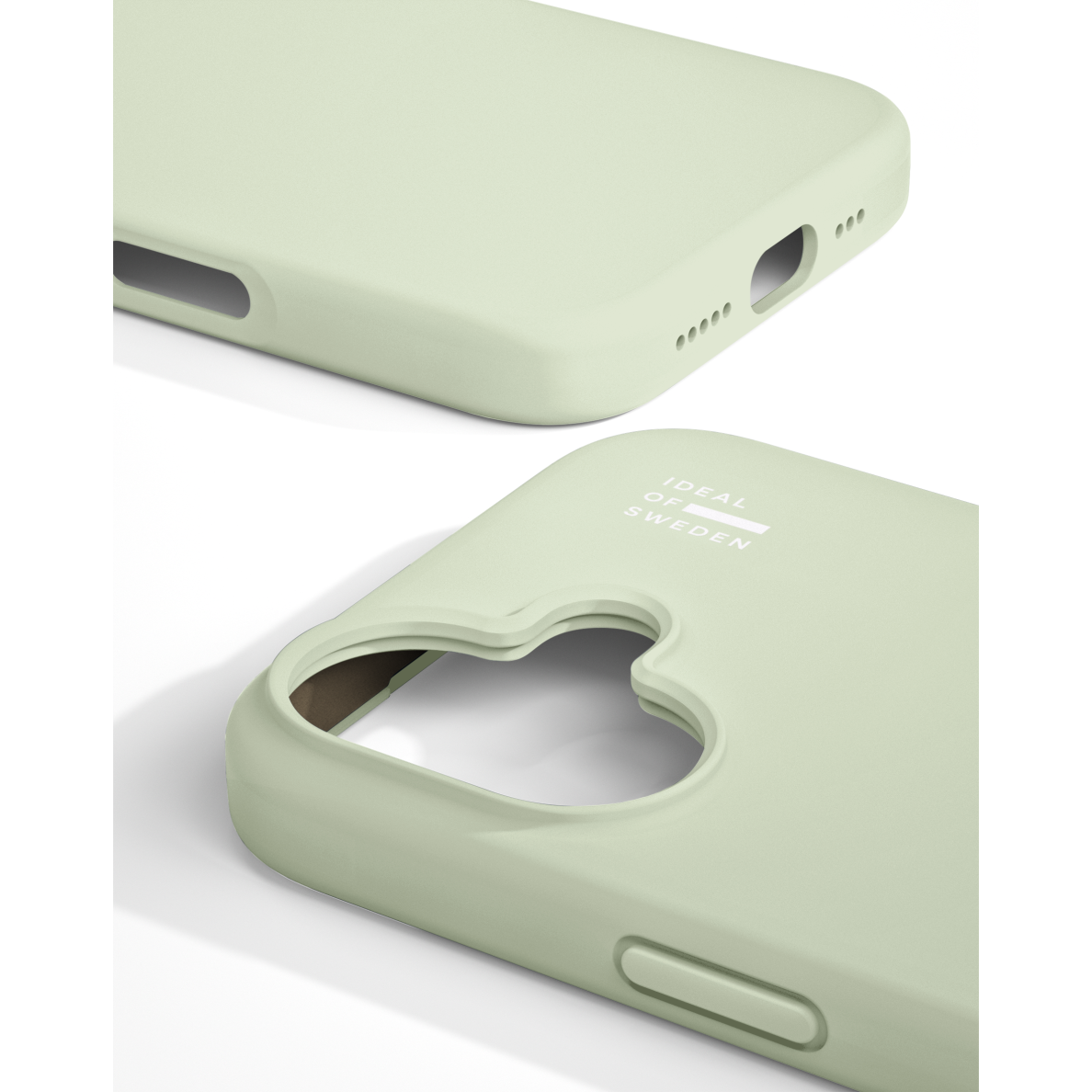 iPhone 16 iDeal Of Sweden Silicone MagSafe Sage Green nugarėlė 1