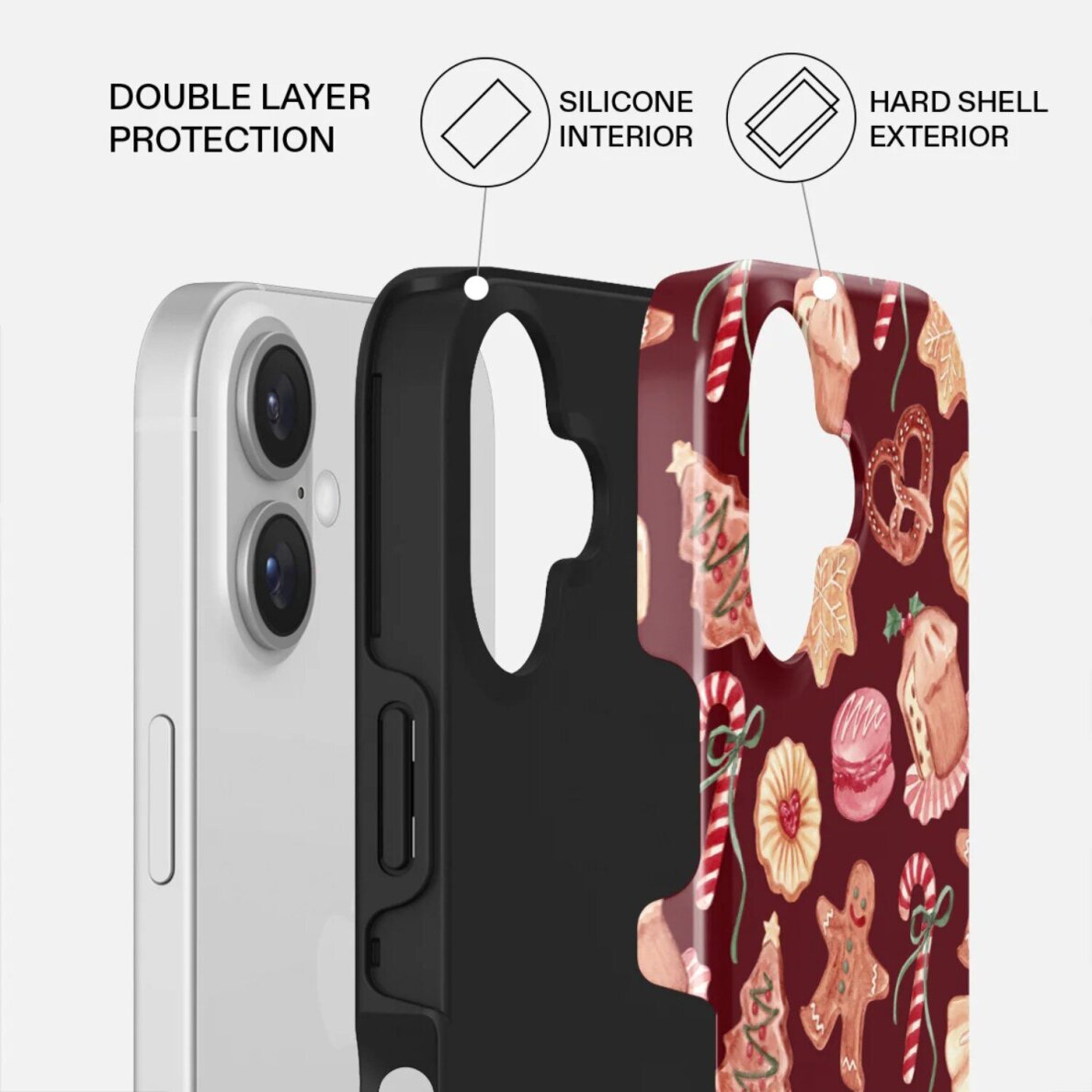 iPhone 16 MagSafe Cookie Jar Tough BURGA nugarėlė 1