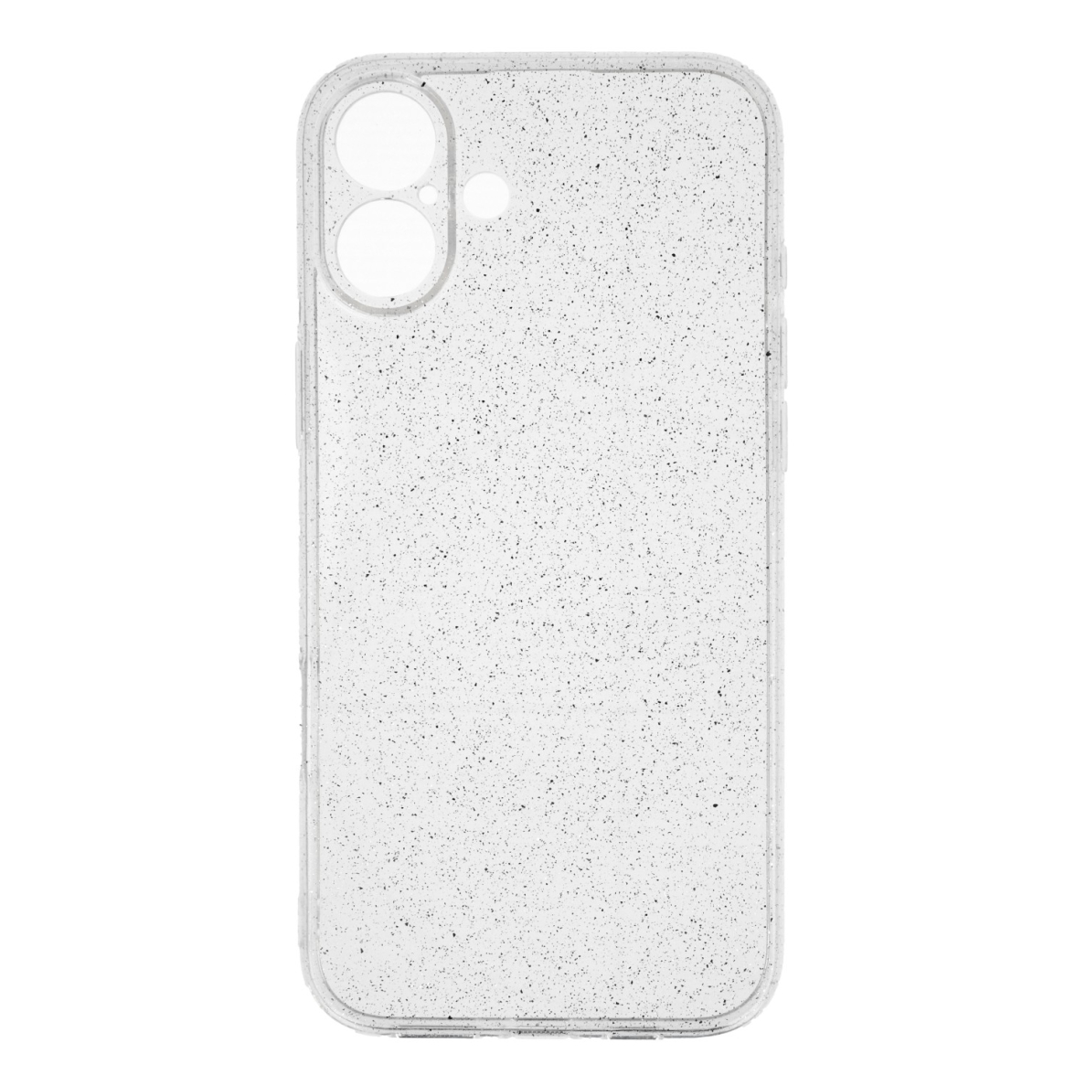 iPhone 16 PLUS clear Crystal Glitter nugarėlė