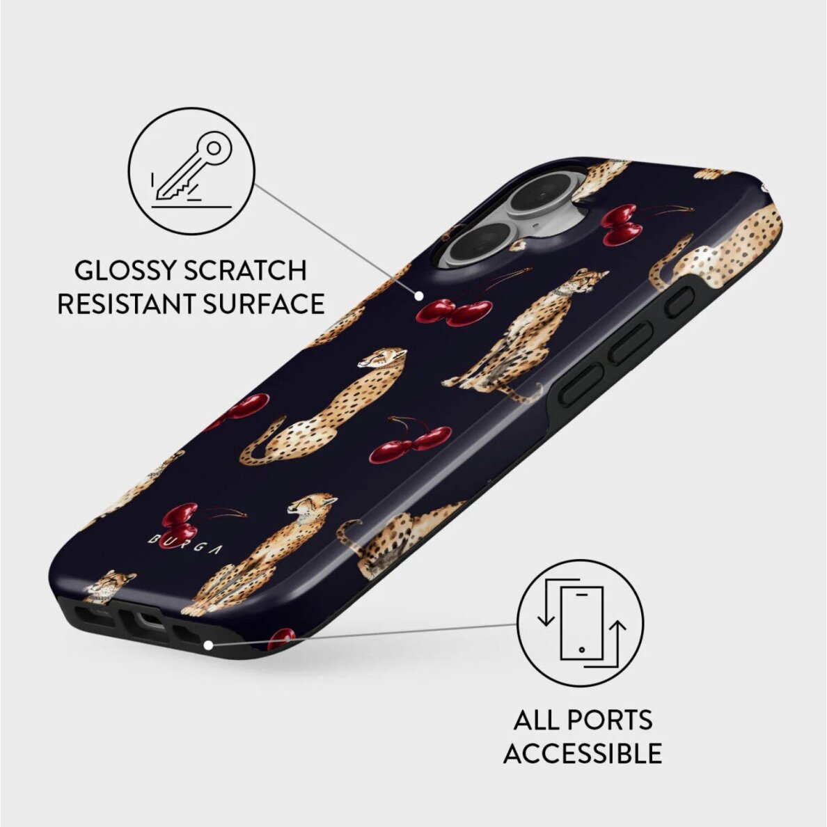 iPhone 16 PLUS MagSafe Cougar Tough BURGA nugarėlė 2