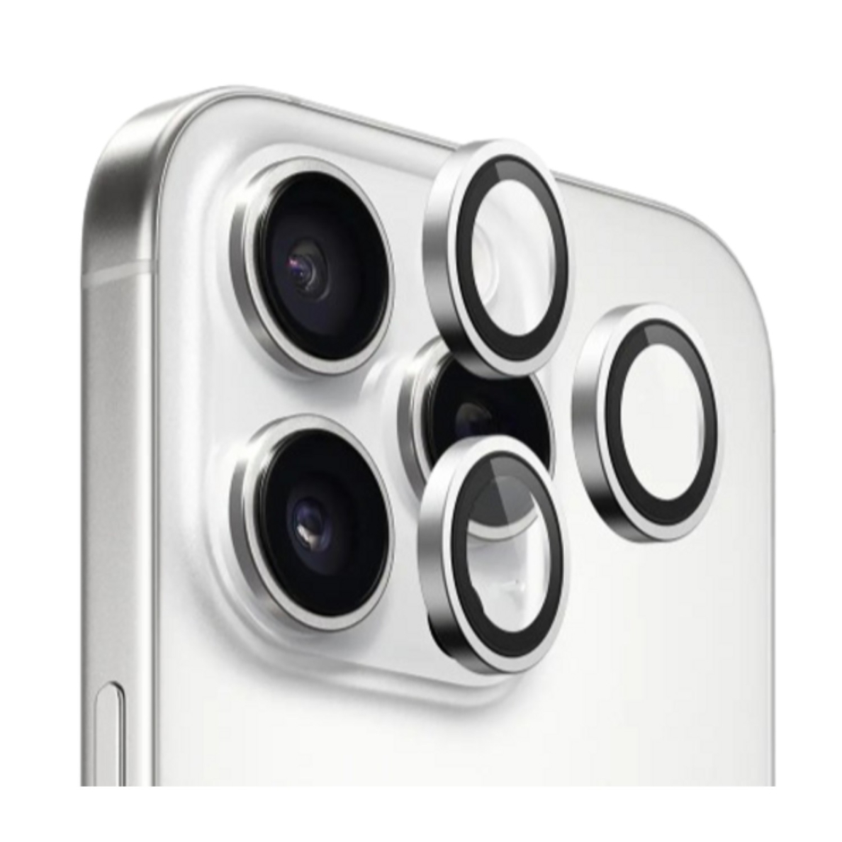 iPhone 16 PRO / 16 PRO MAX / 15 PRO / 15 PRO MAX apsauginis glitter Mr.Monkey galinės kameros stiklas 1