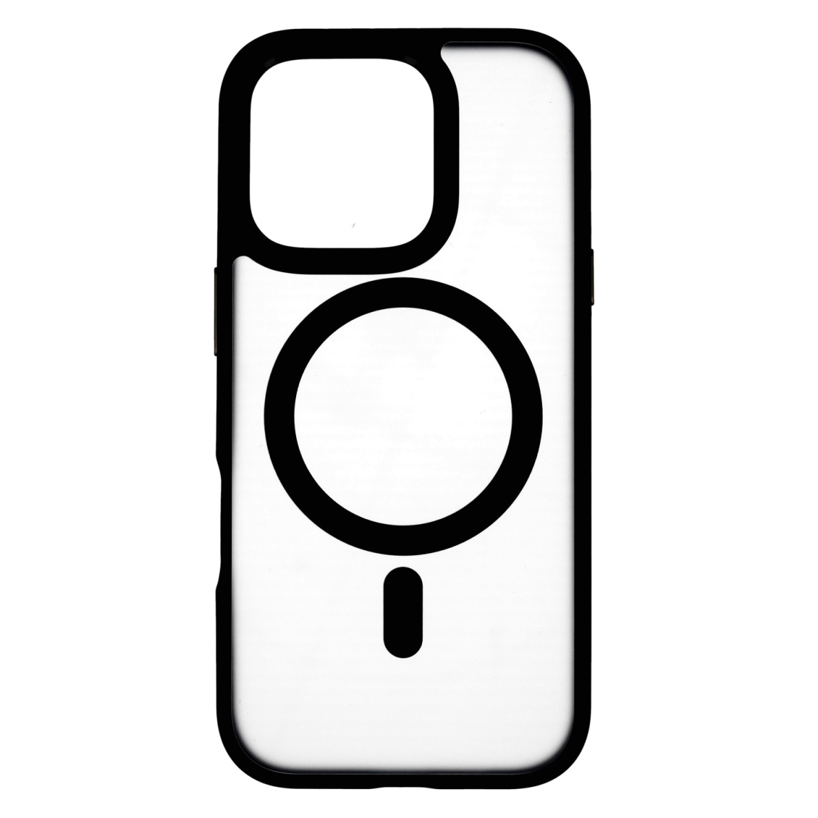iPhone 16 PRO black Magsafe FROSTED ANTI-DROP nugarėlė 1