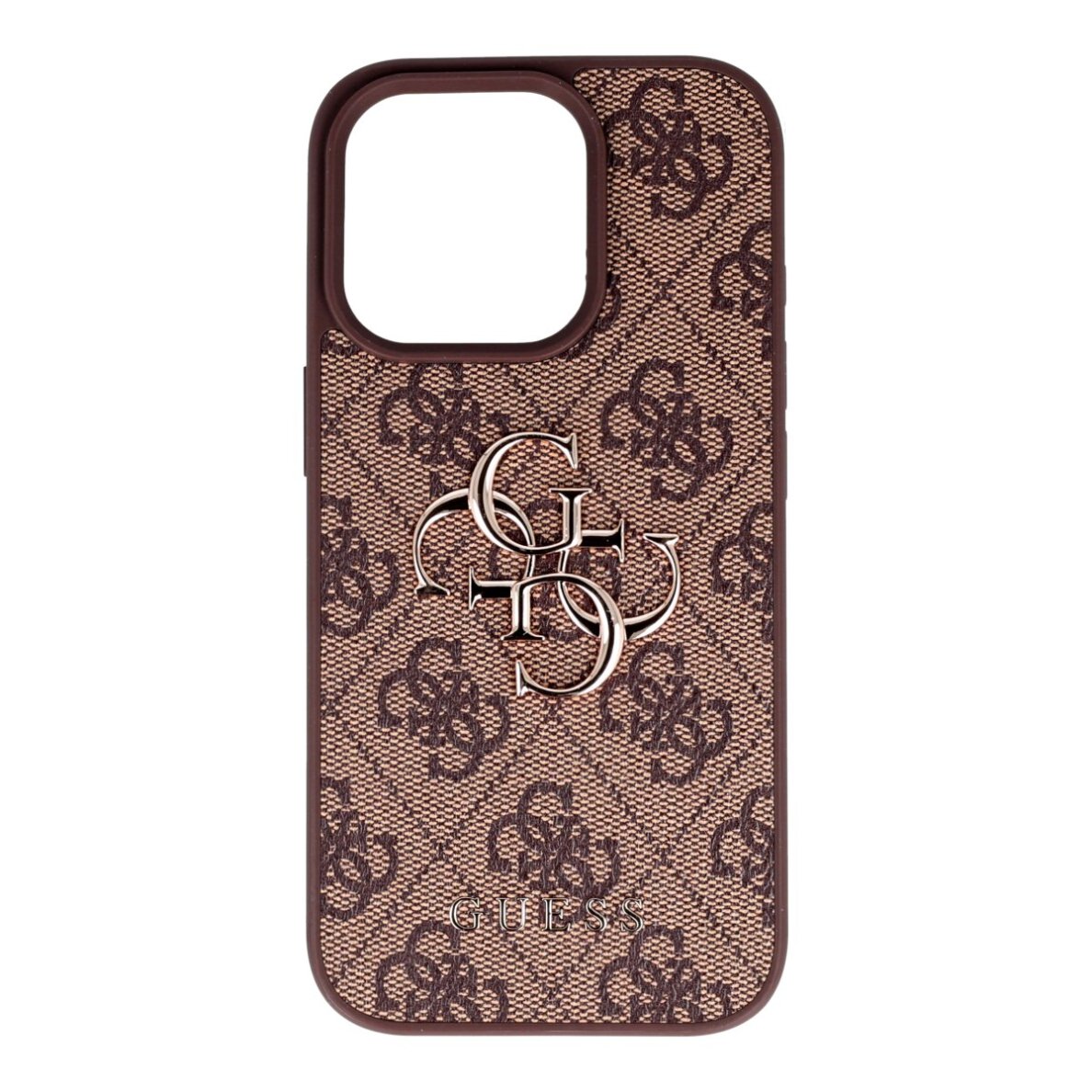 iPhone 16 PRO brown Big 4G Logo Classic GUESS nugarėlė