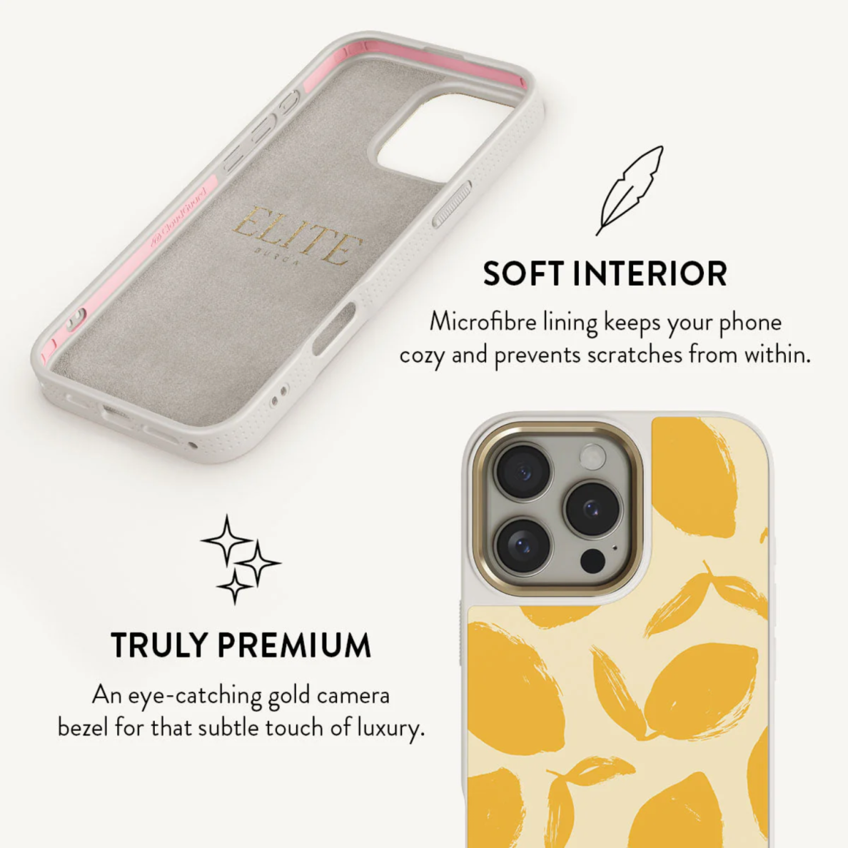 iPhone 16 PRO Elite Light Gold Magsafe Lemon Tart BURGA nugarėlė 6