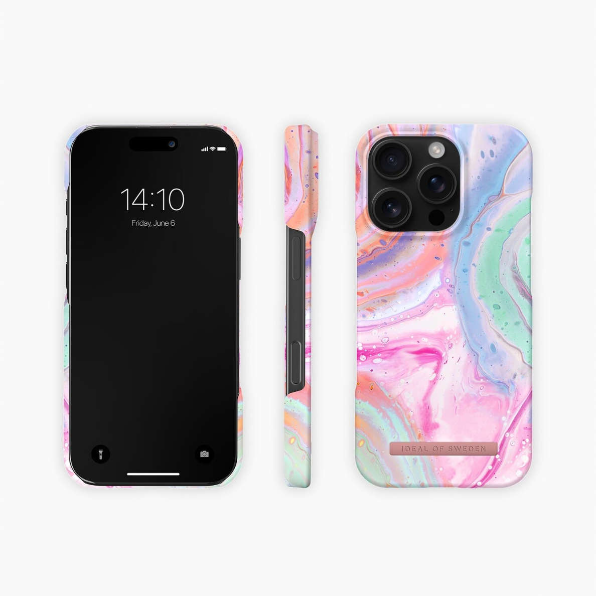 iPhone 16 PRO iDeal Of Sweden MagSafe nugarėlė Pastel Marble 2