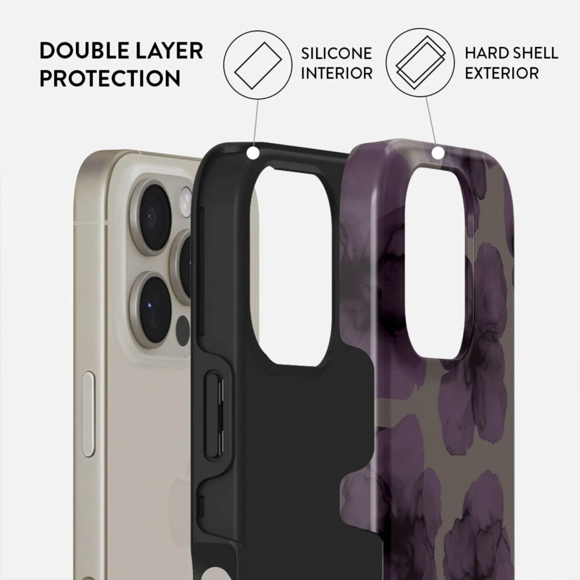 iPhone 16 PRO MagSafe Charmed Tough BURGA nugarėlė 1